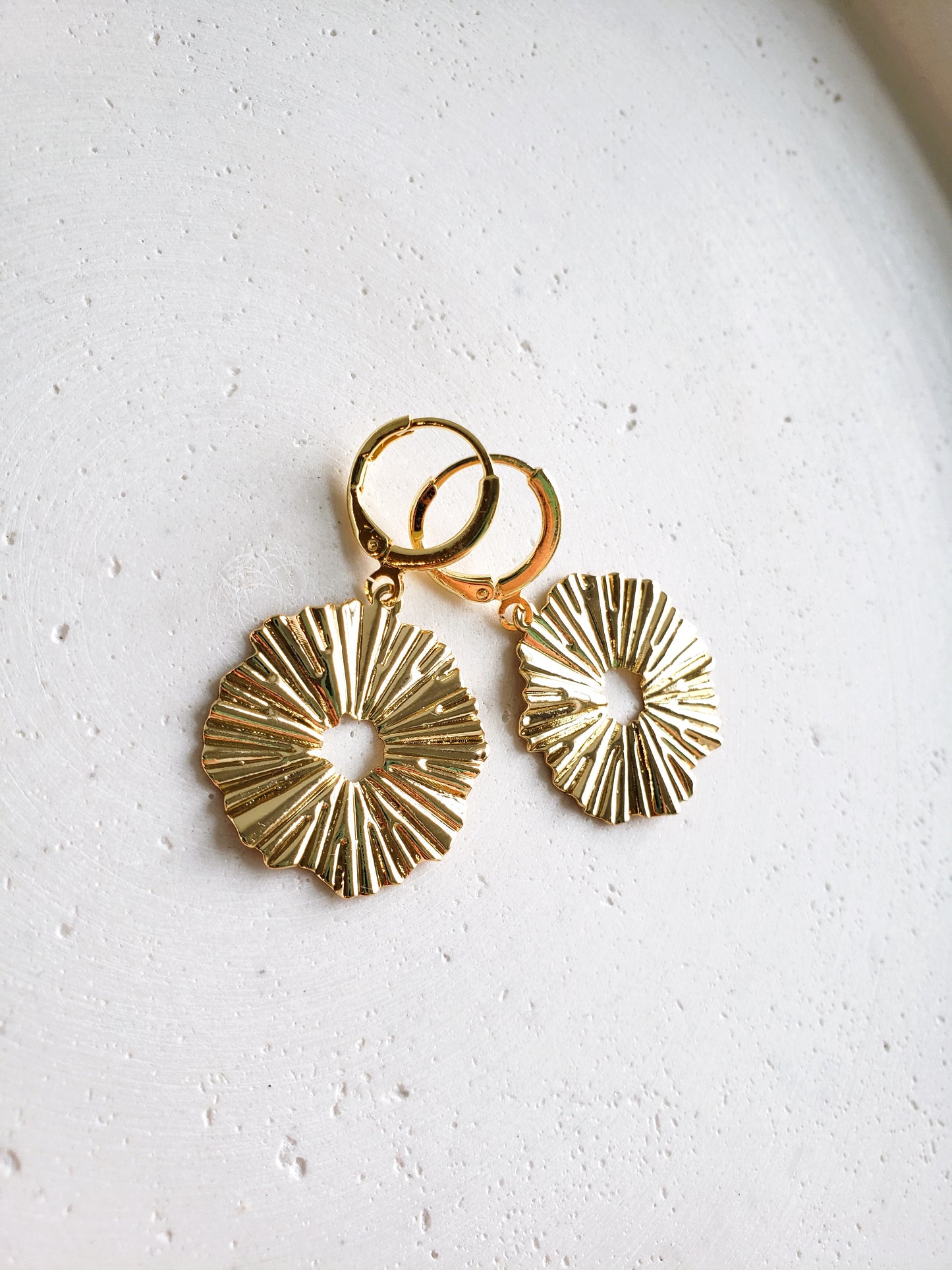 Boucles d'oreilles Sun