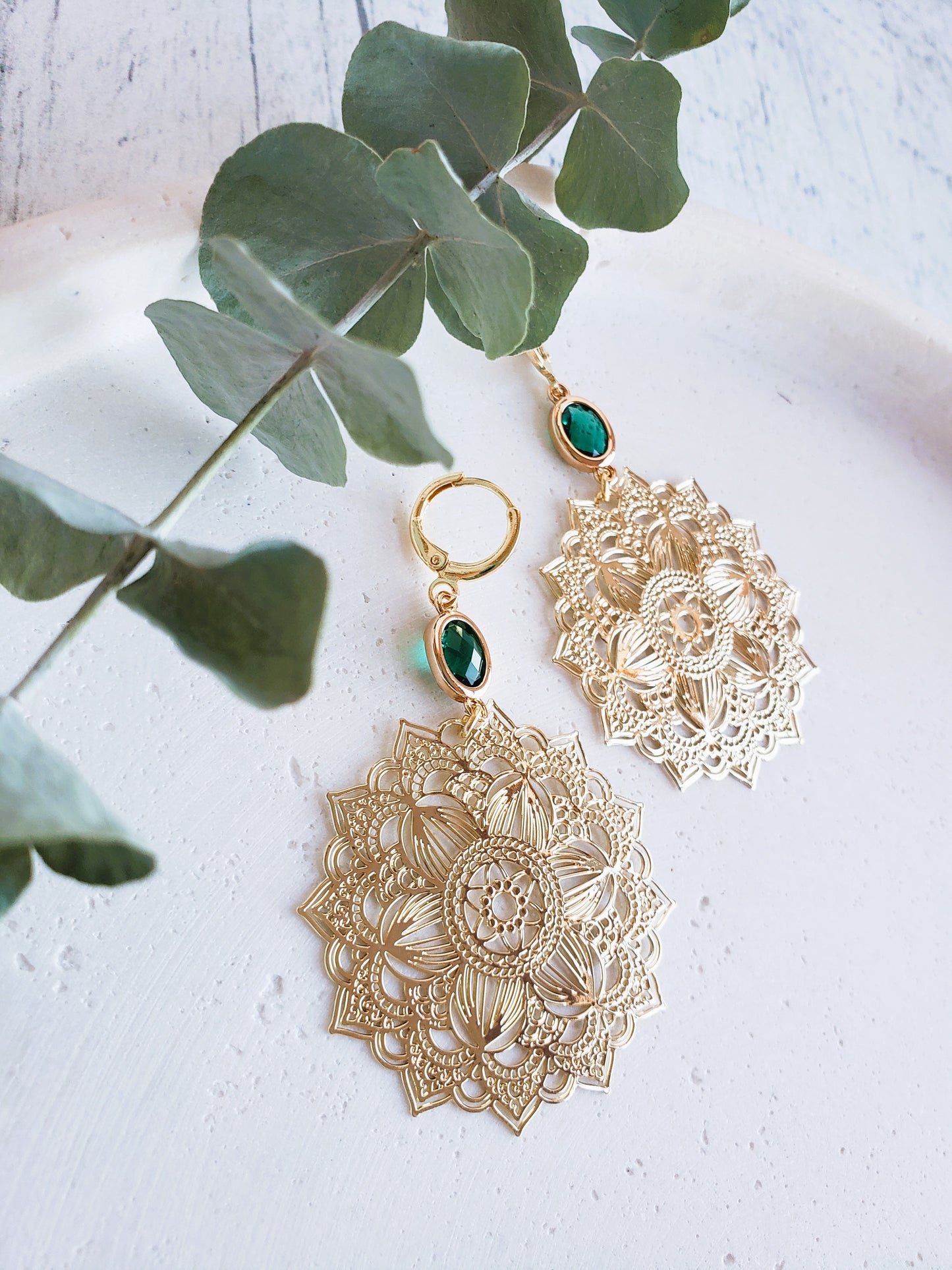 Boucles d'oreilles Absynthe