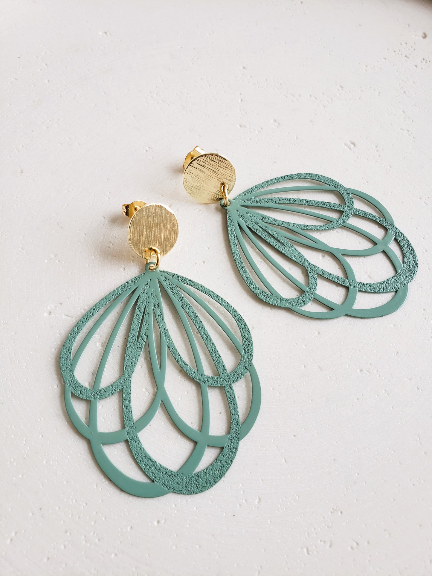 Boucles d'oreilles Neige