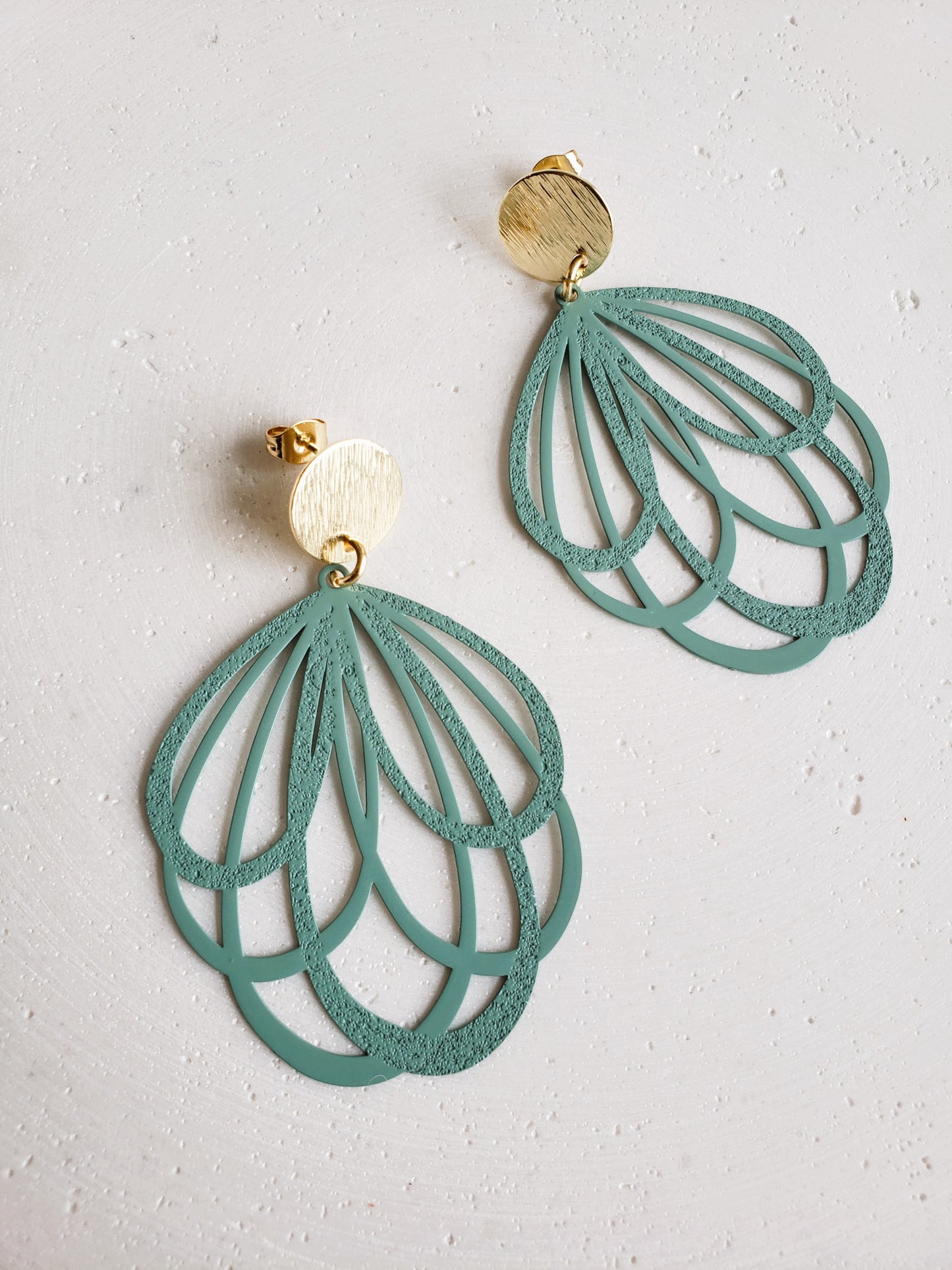 Boucles d'oreilles Neige