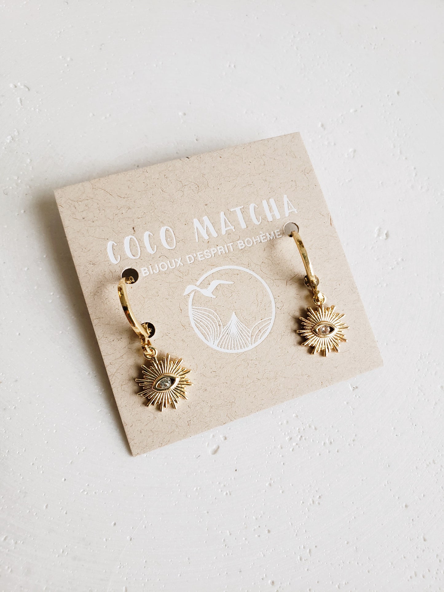 Boucles d'oreilles Rayonne