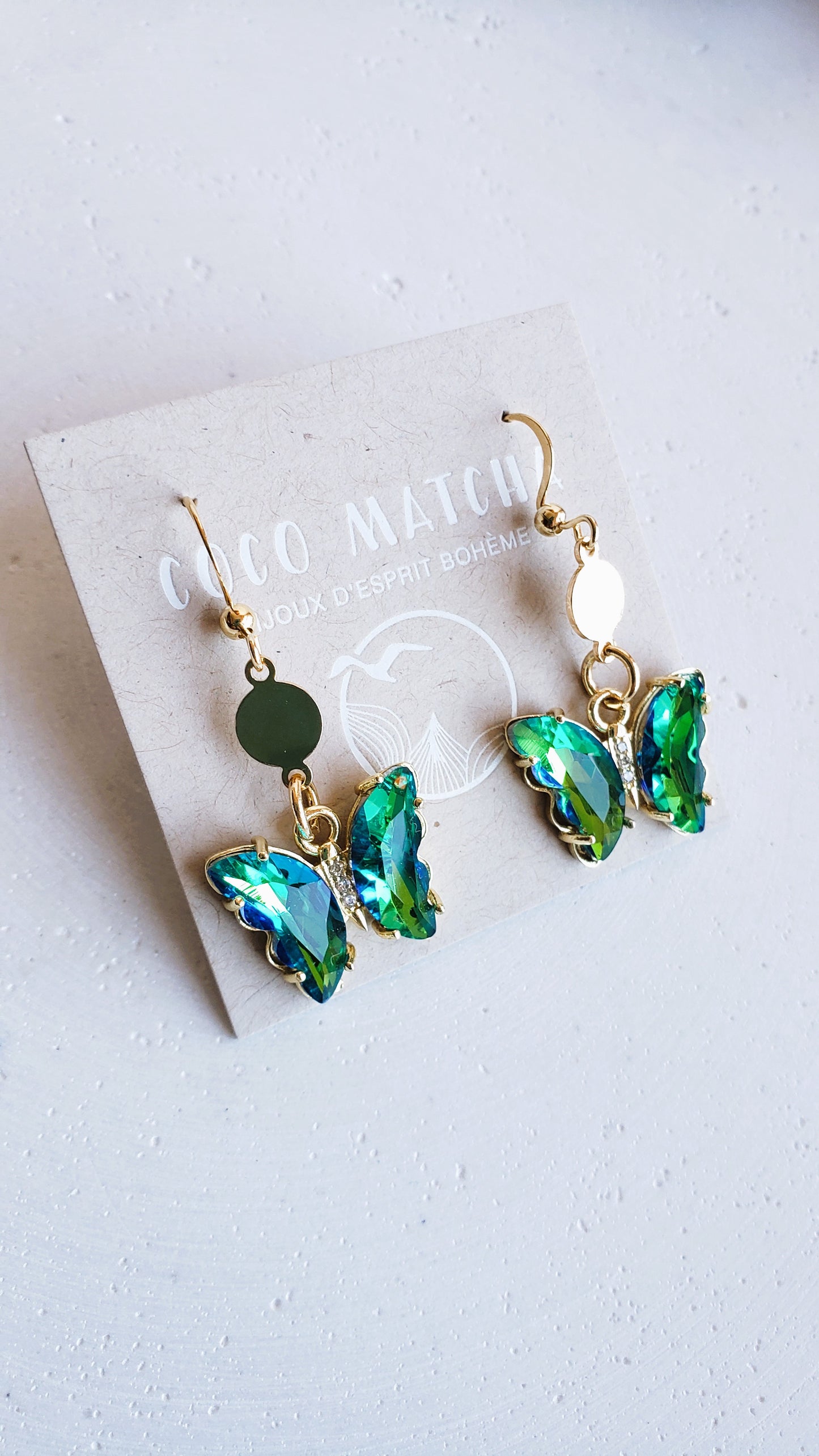 Boucles d'oreilles Papillon