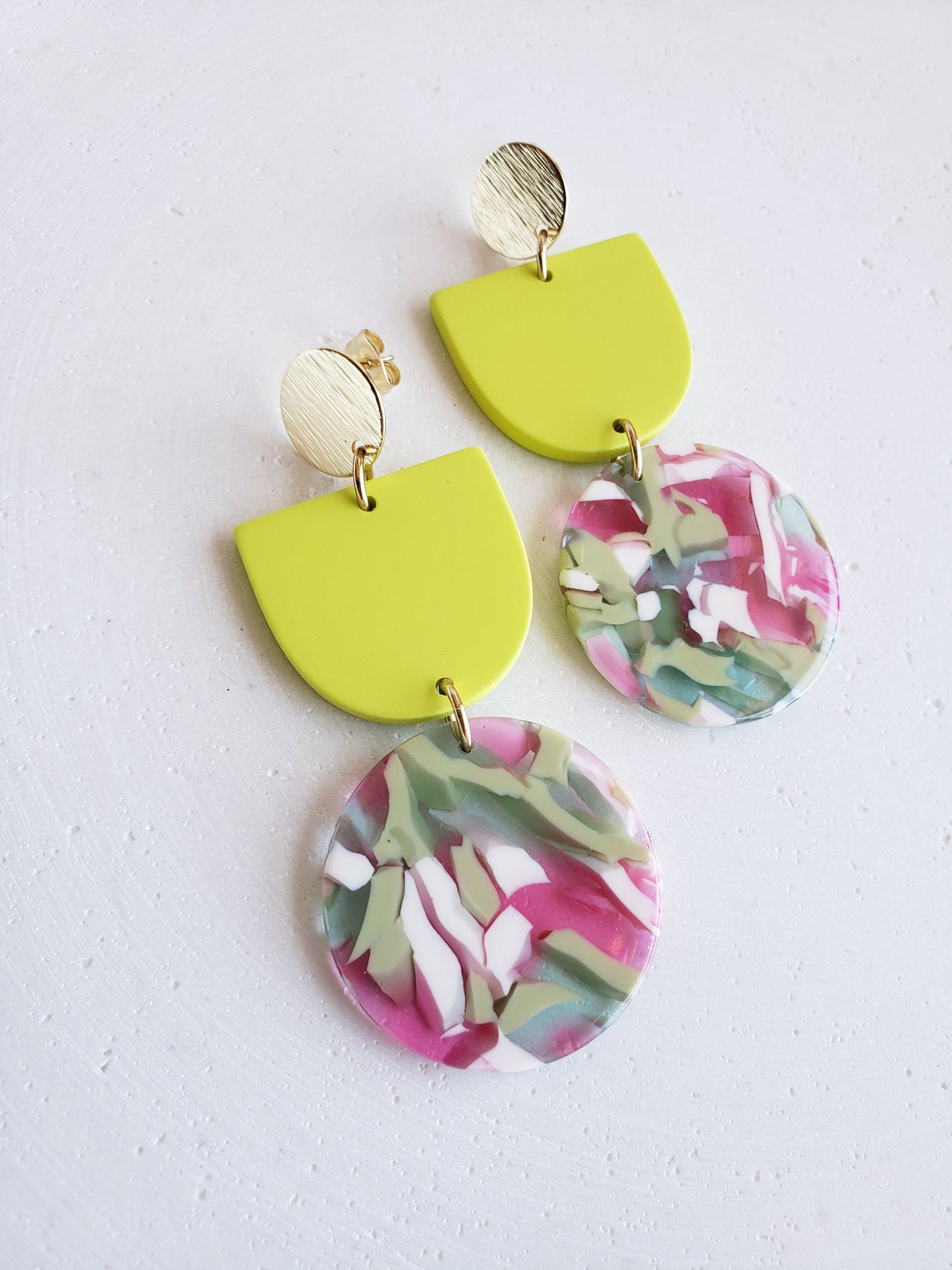 Boucles d'oreilles Bouquet floral - 2 variantes