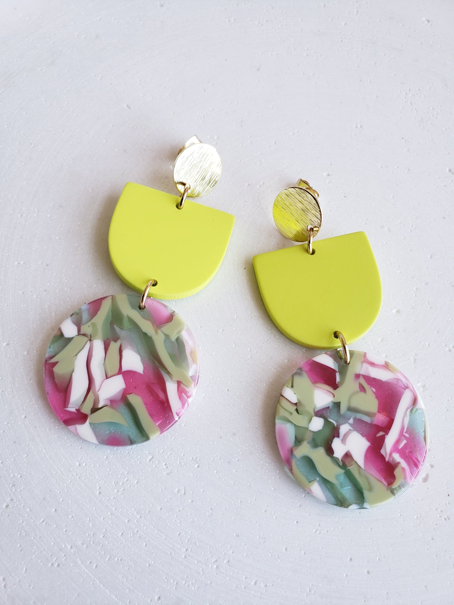 Boucles d'oreilles Bouquet floral - 2 variantes