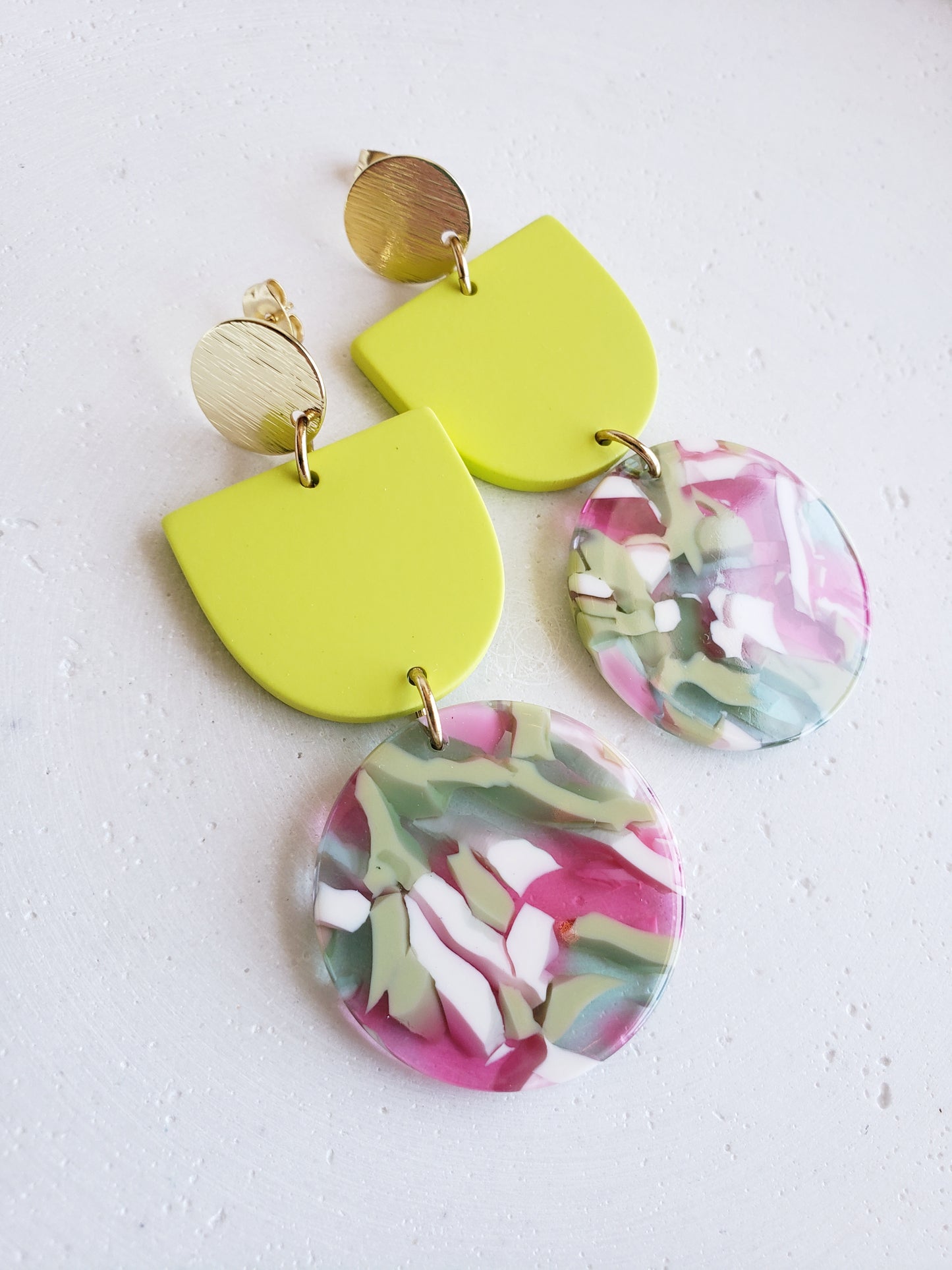 Boucles d'oreilles Bouquet floral - 2 variantes