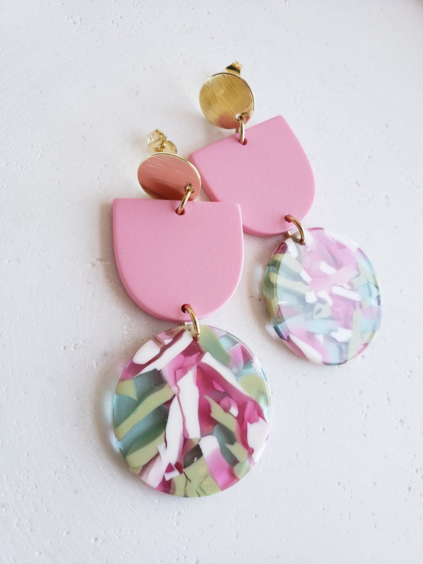 Boucles d'oreilles Bouquet floral - 2 variantes