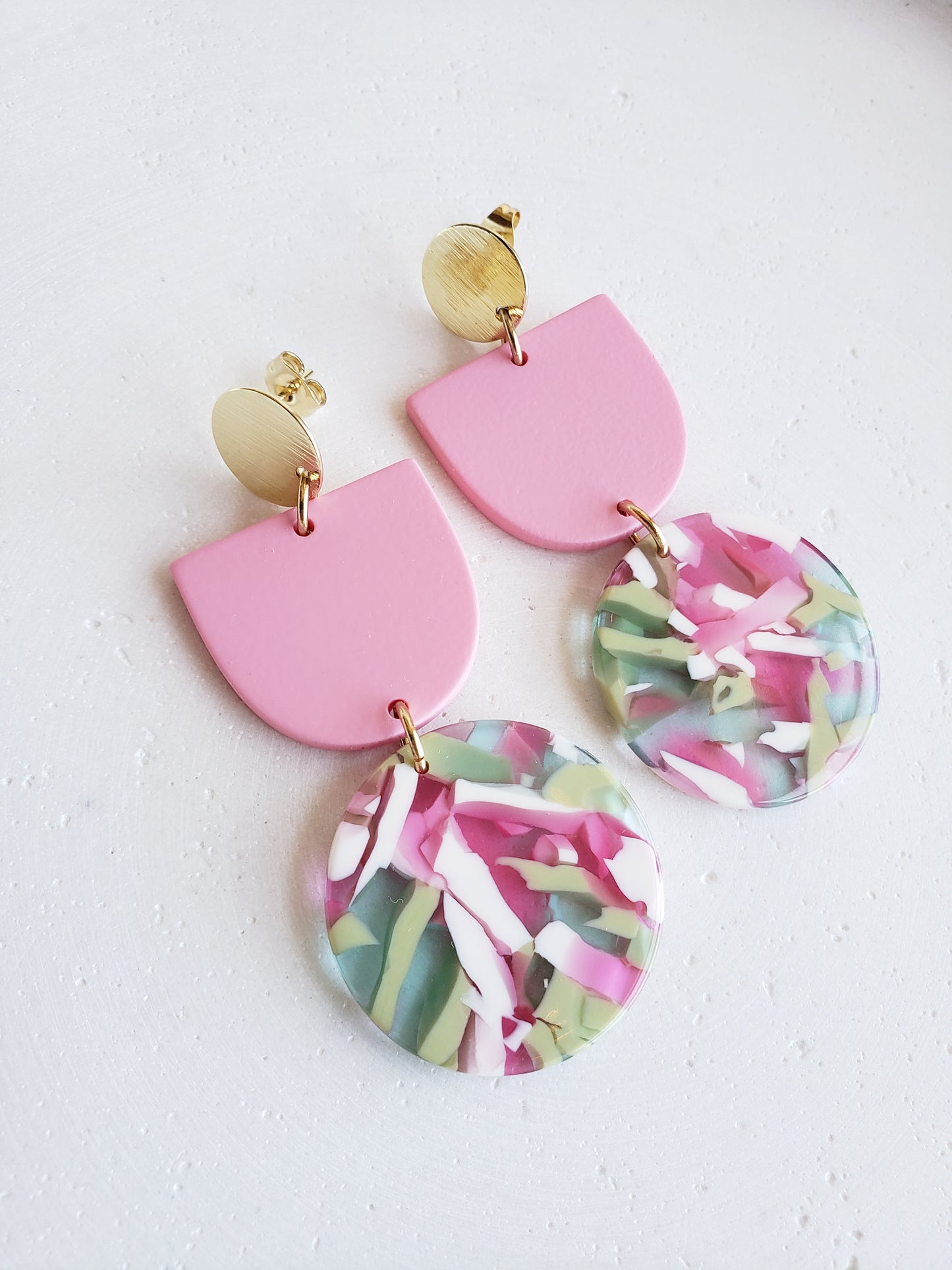 Boucles d'oreilles Bouquet floral - 2 variantes