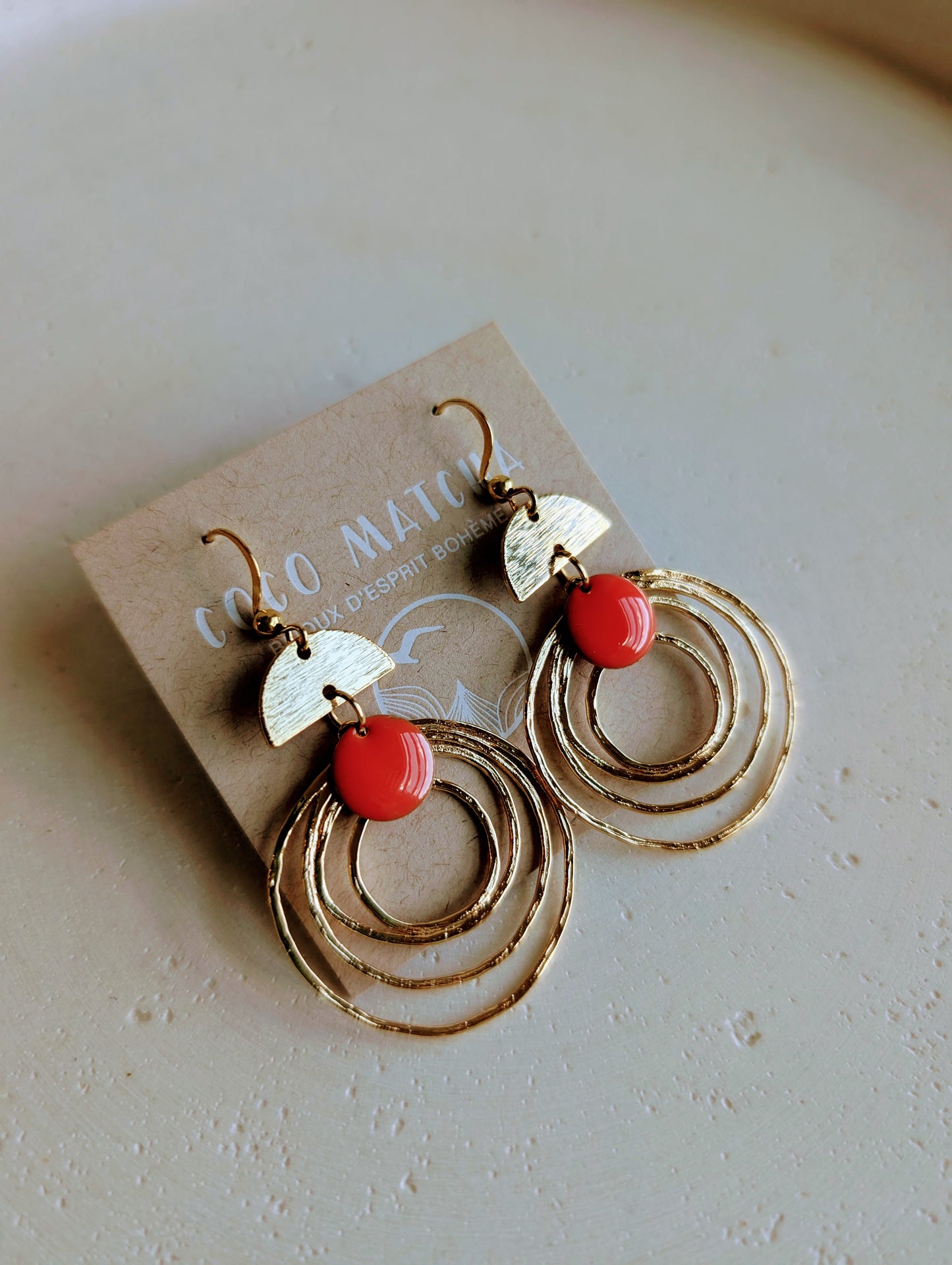 Boucles d'oreilles Sodade