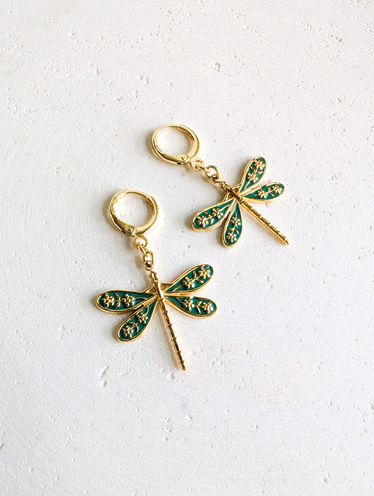 Boucles d'oreilles Libellule