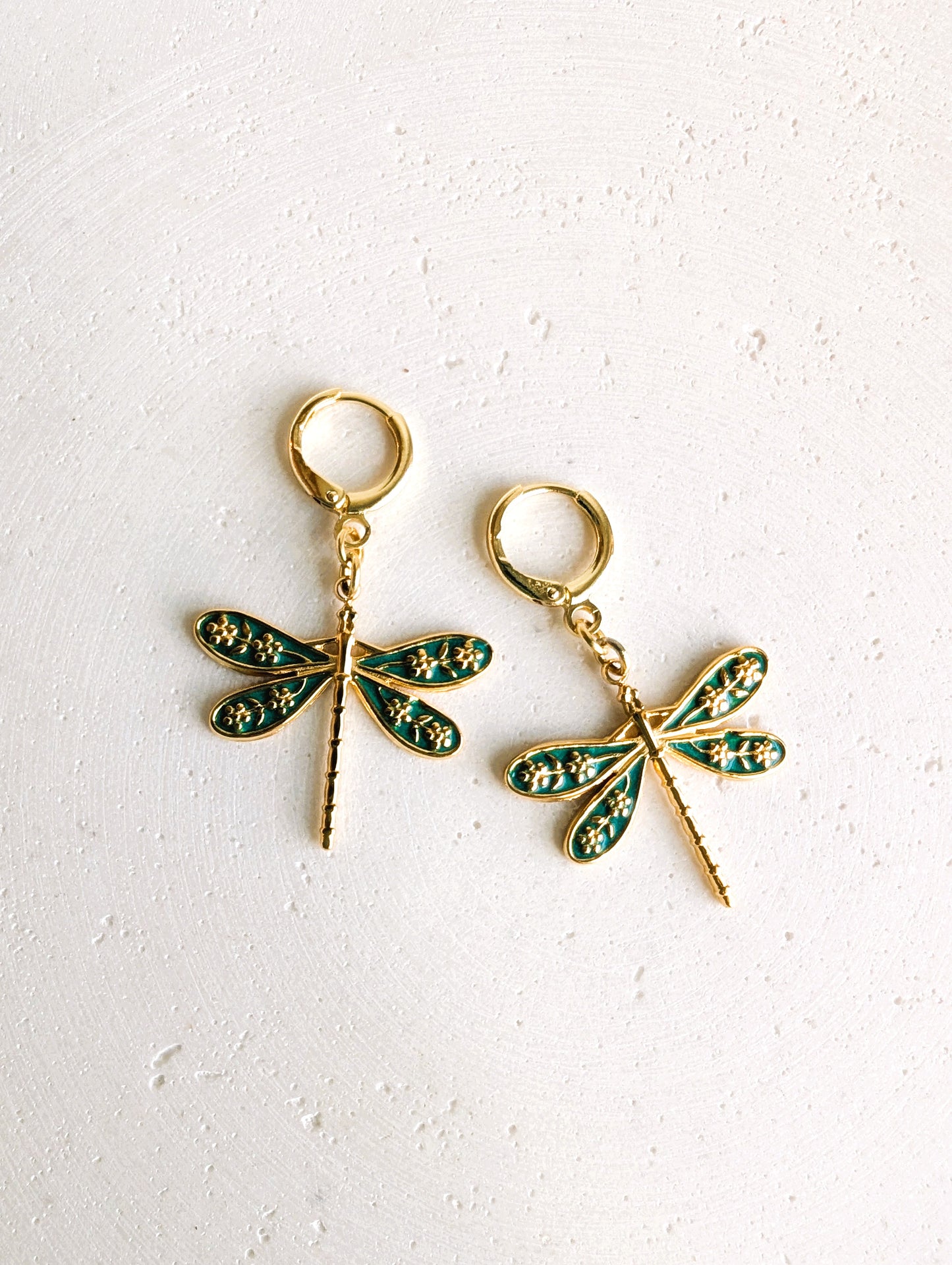 Boucles d'oreilles Libellule