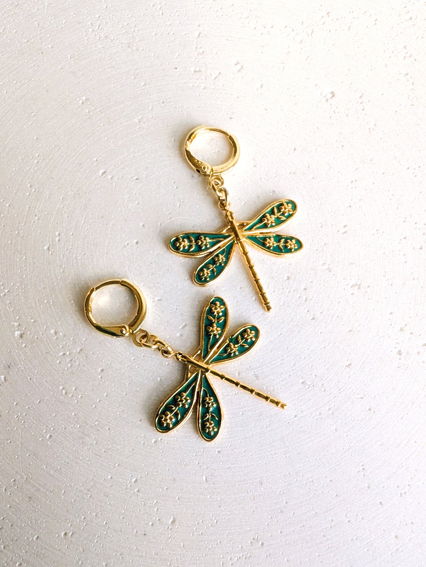 Boucles d'oreilles Libellule