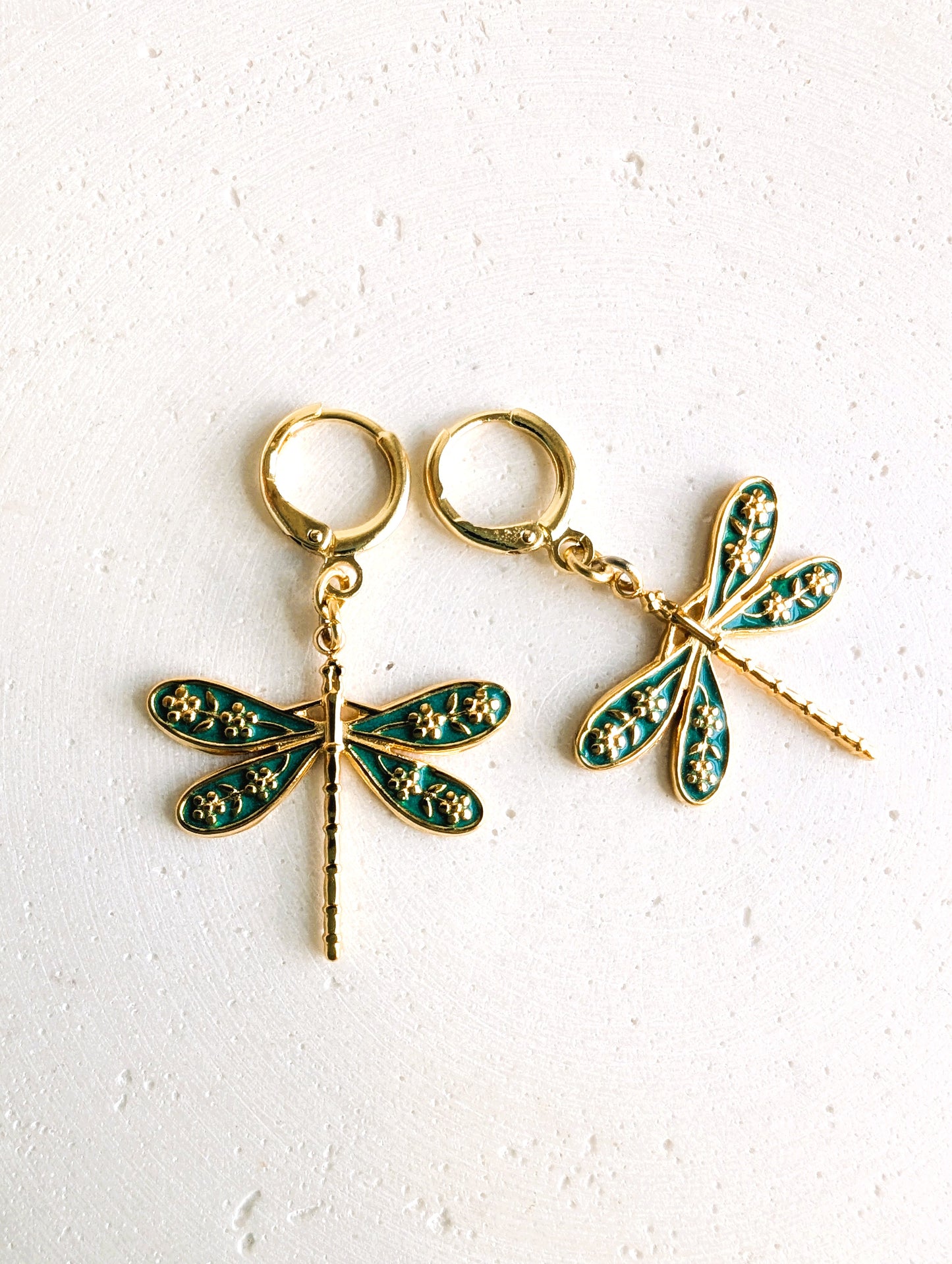 Boucles d'oreilles Libellule