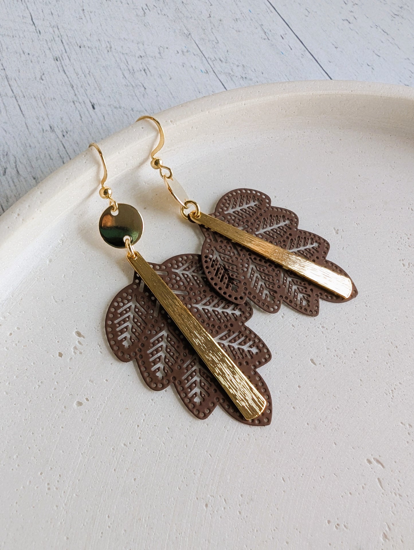Boucles d'oreilles Automne - 6 variantes
