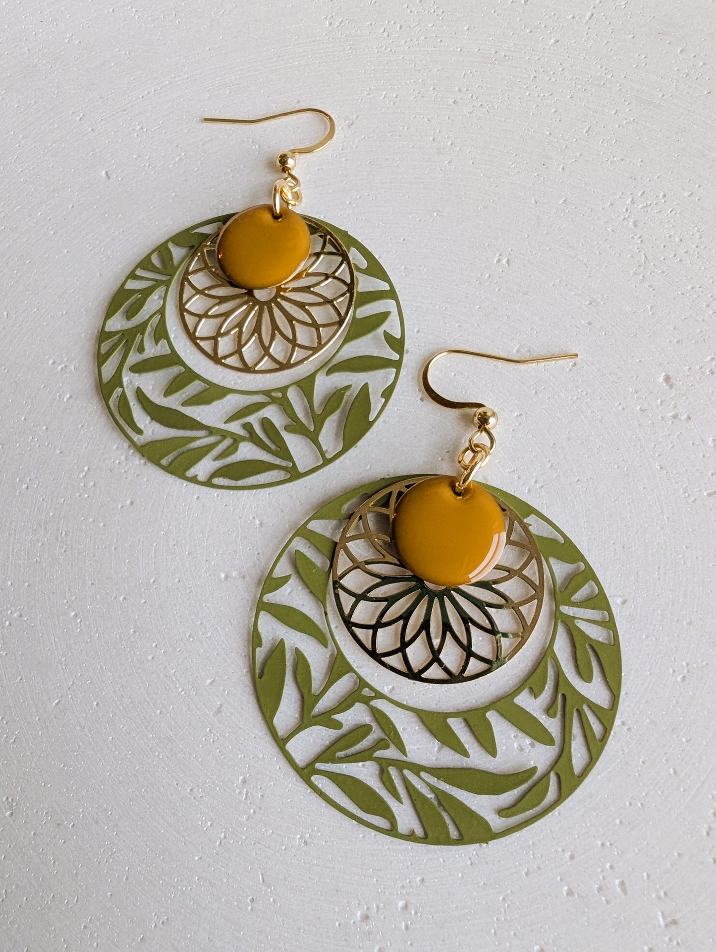 Boucles d'oreilles Laurier
