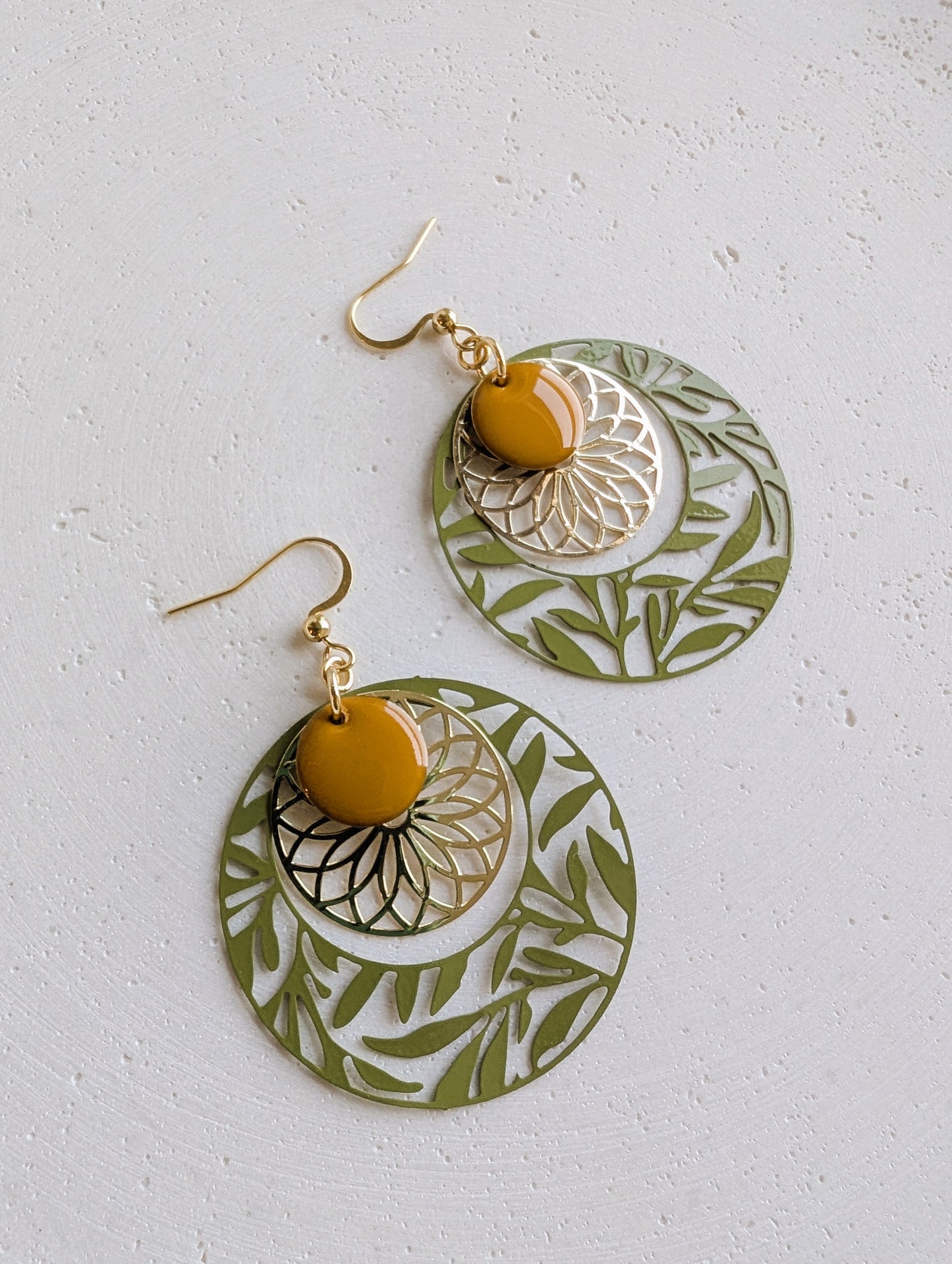 Boucles d'oreilles Laurier