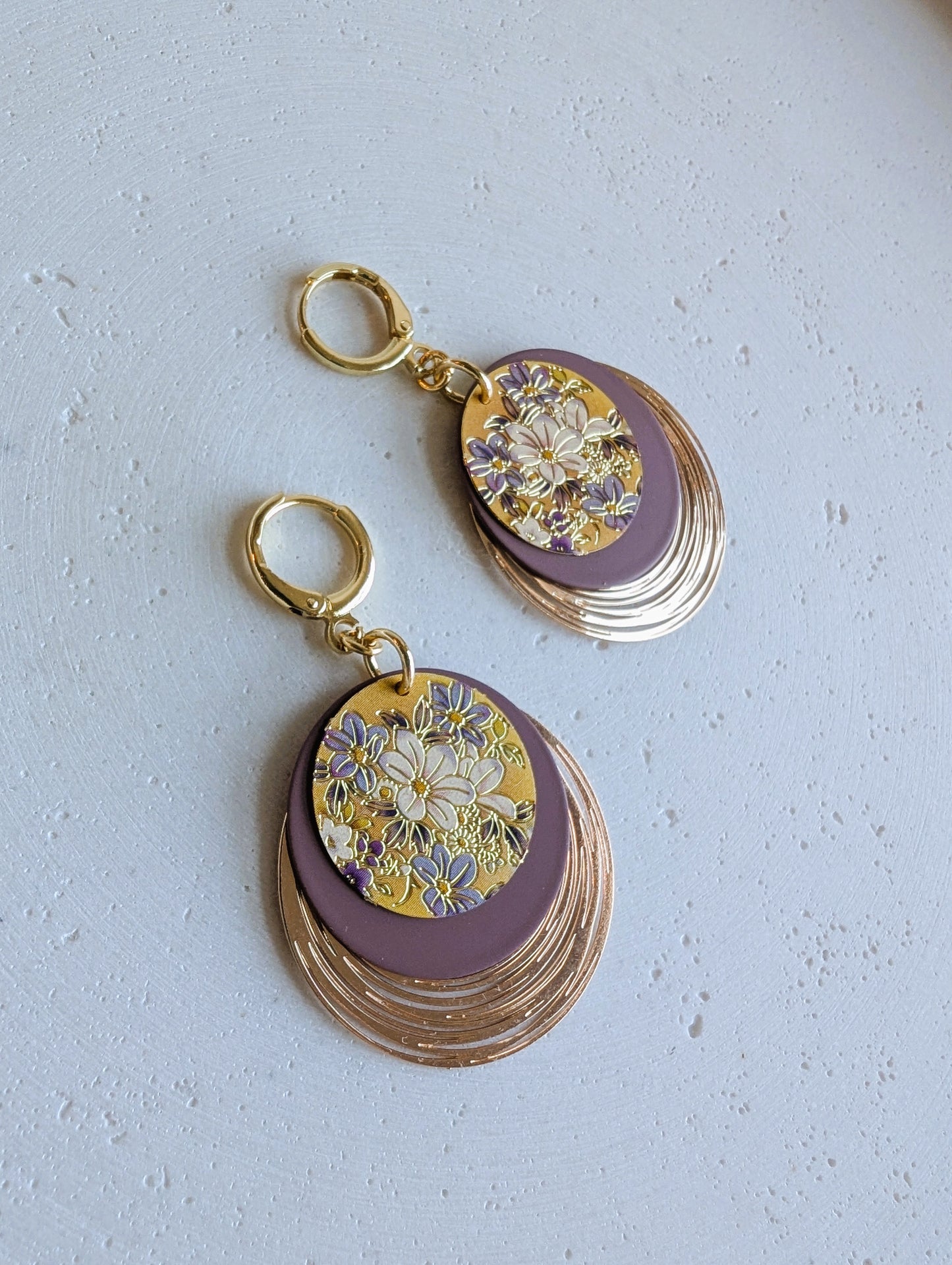 Boucles d'oreilles Lysandre - 2 variantes