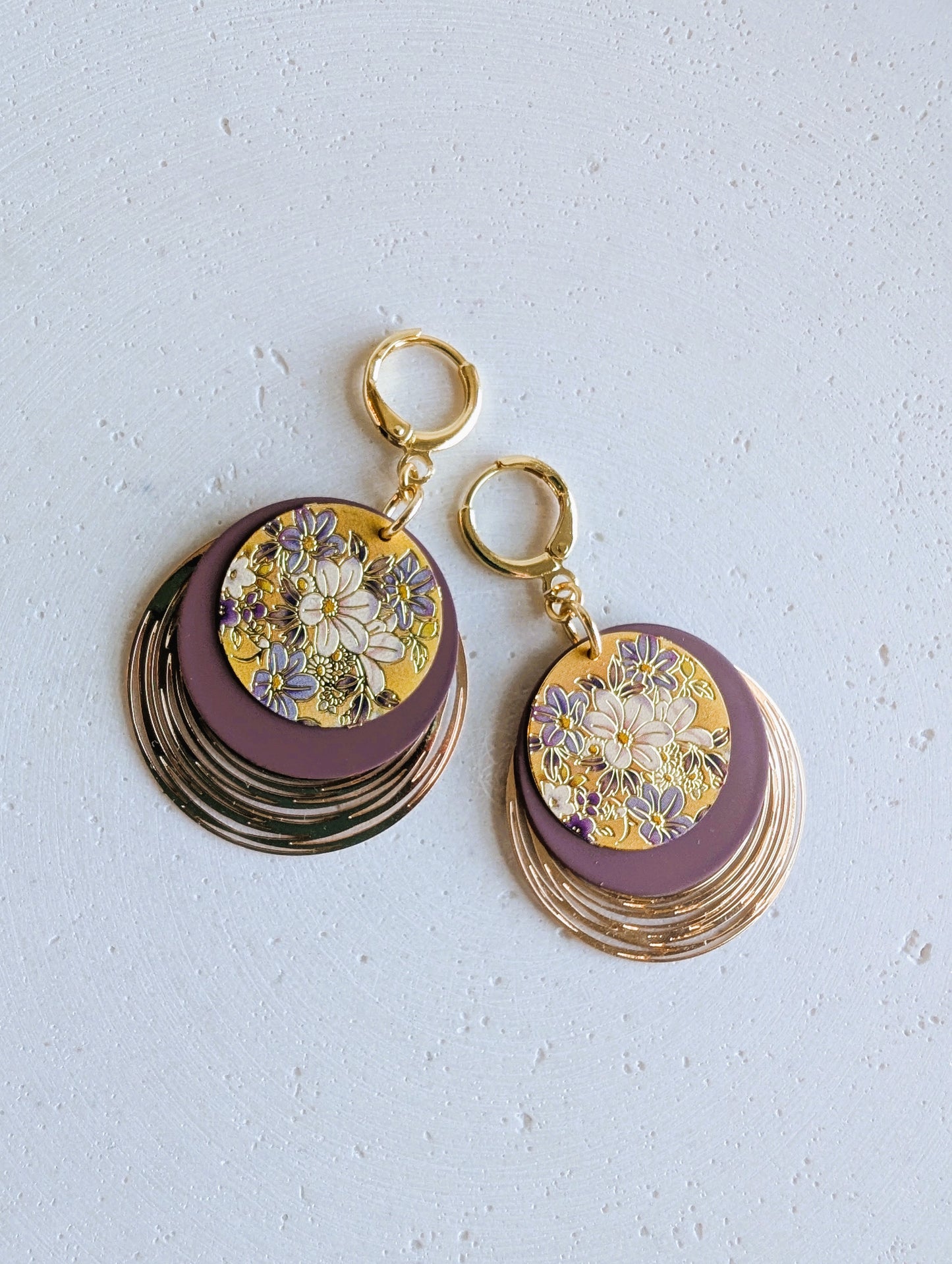 Boucles d'oreilles Lysandre - 2 variantes