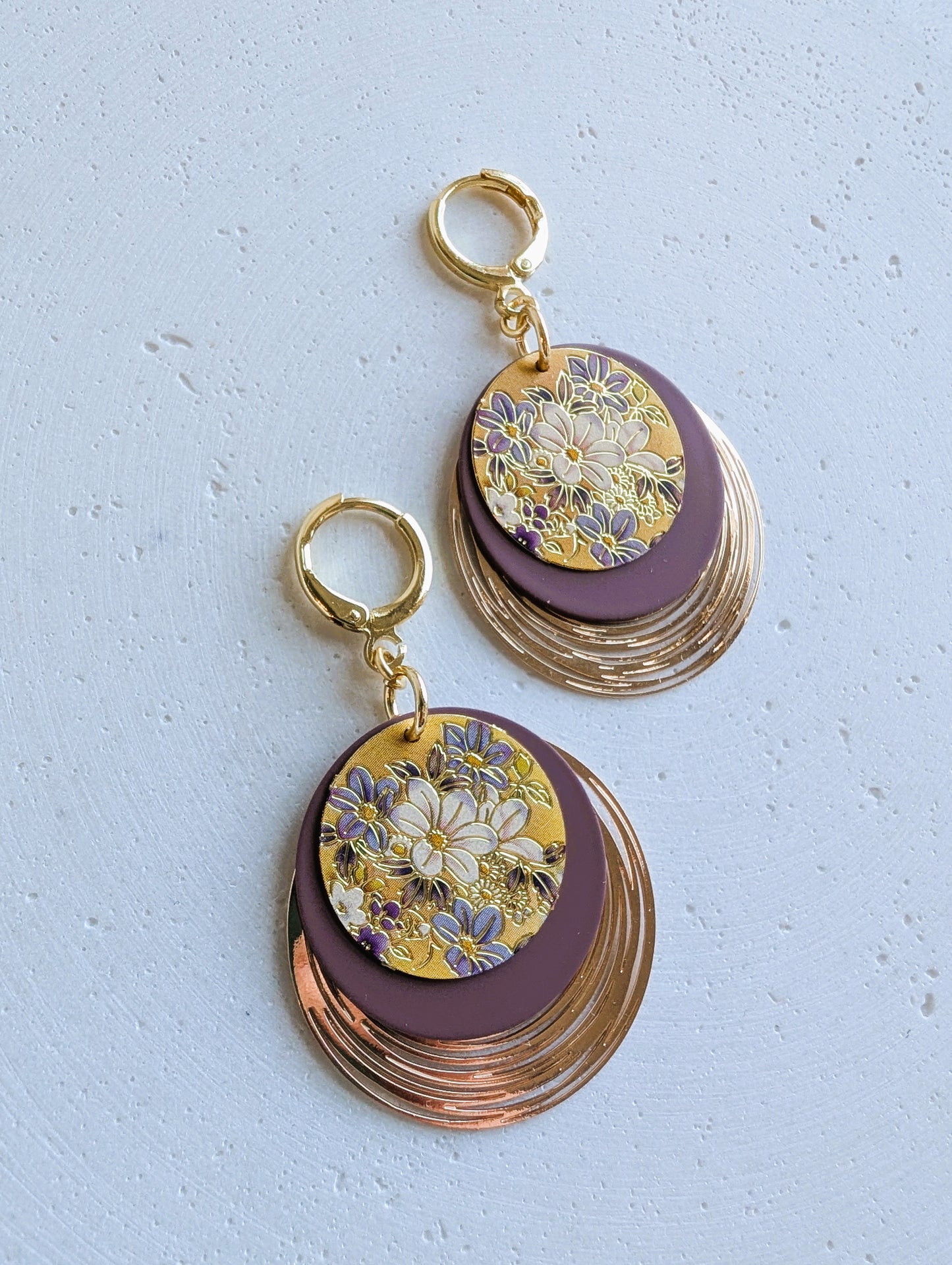 Boucles d'oreilles Lysandre - 2 variantes