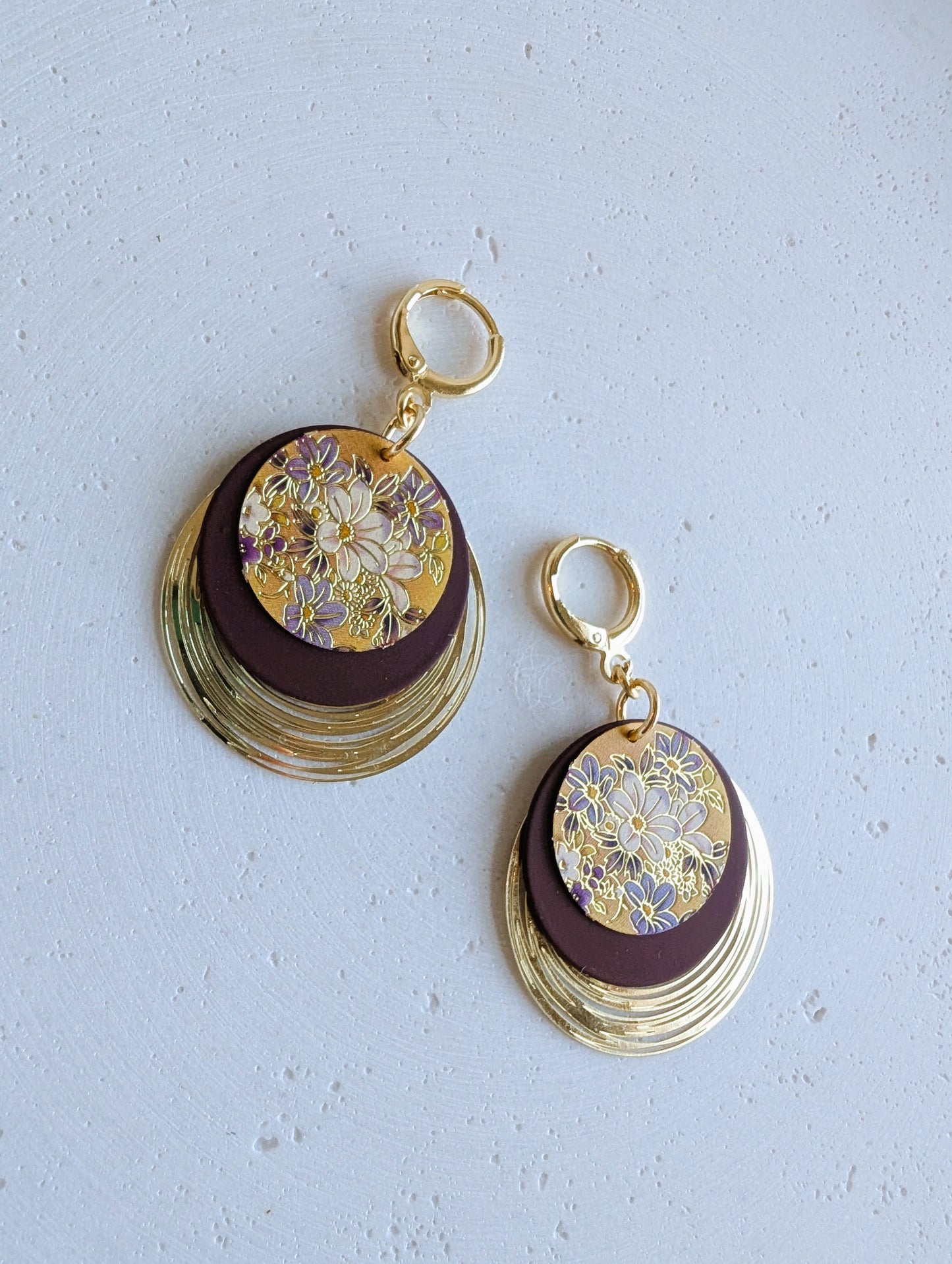 Boucles d'oreilles Lysandre - 2 variantes