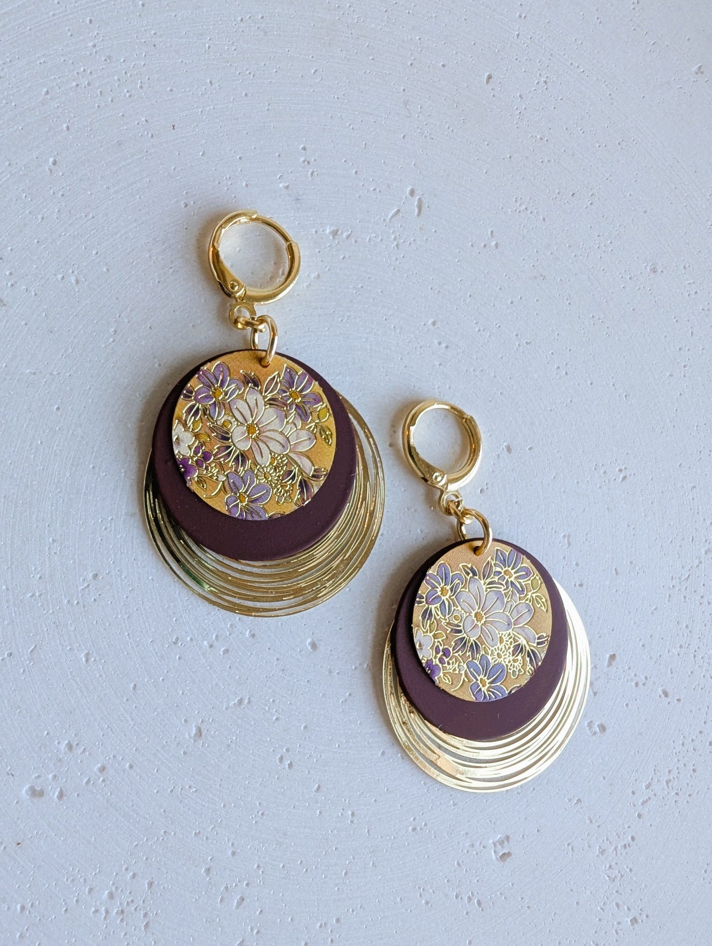 Boucles d'oreilles Lysandre - 2 variantes