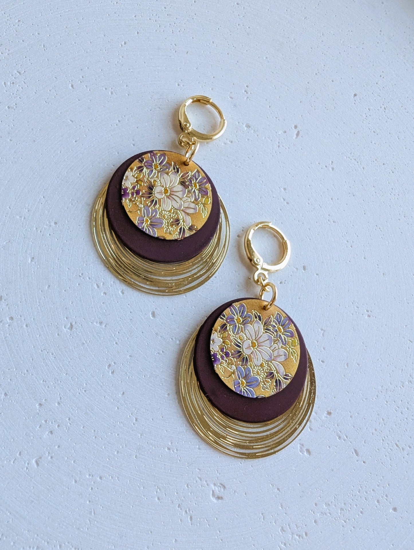 Boucles d'oreilles Lysandre - 2 variantes