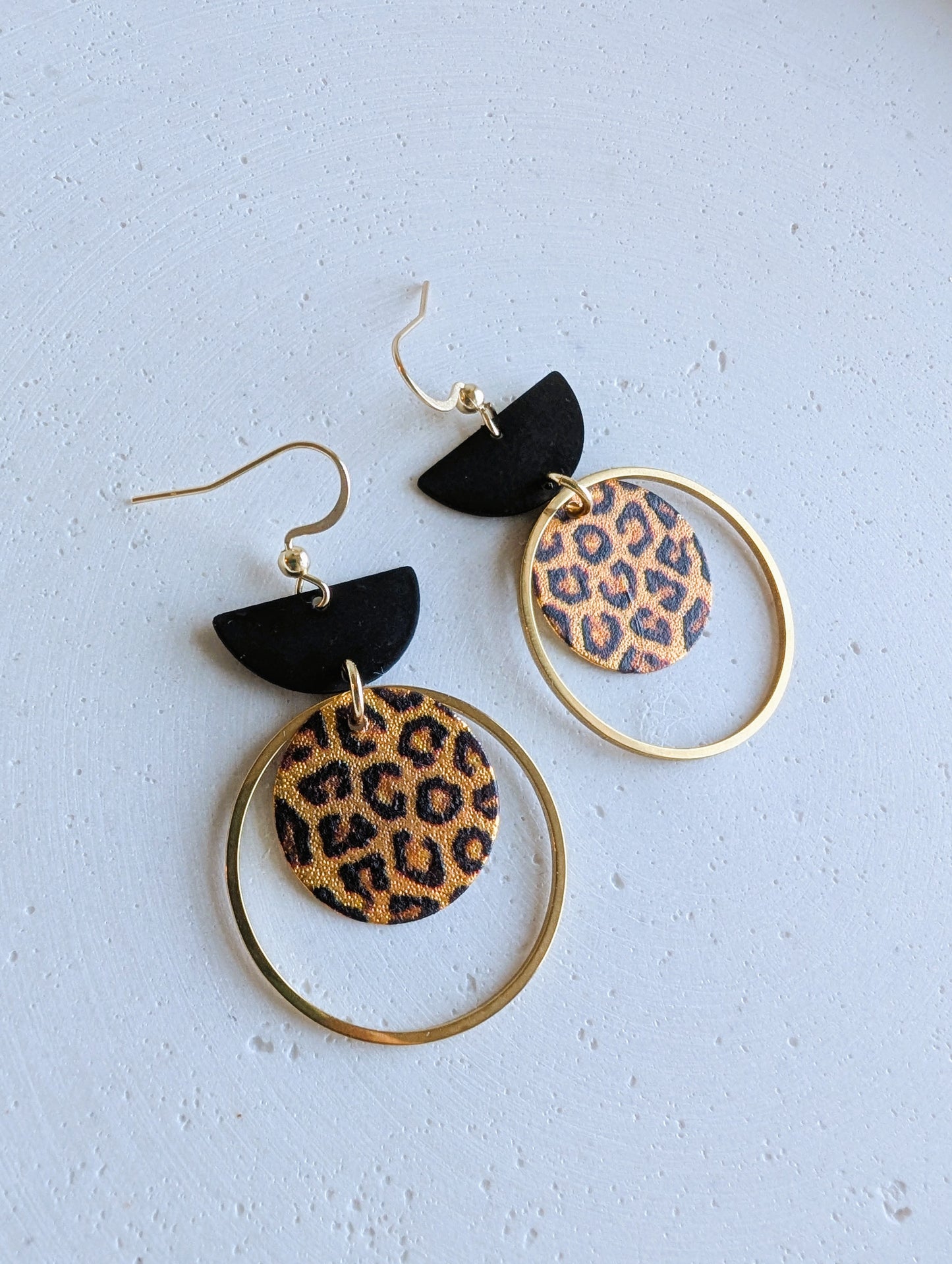 Boucles d'oreilles Léopard