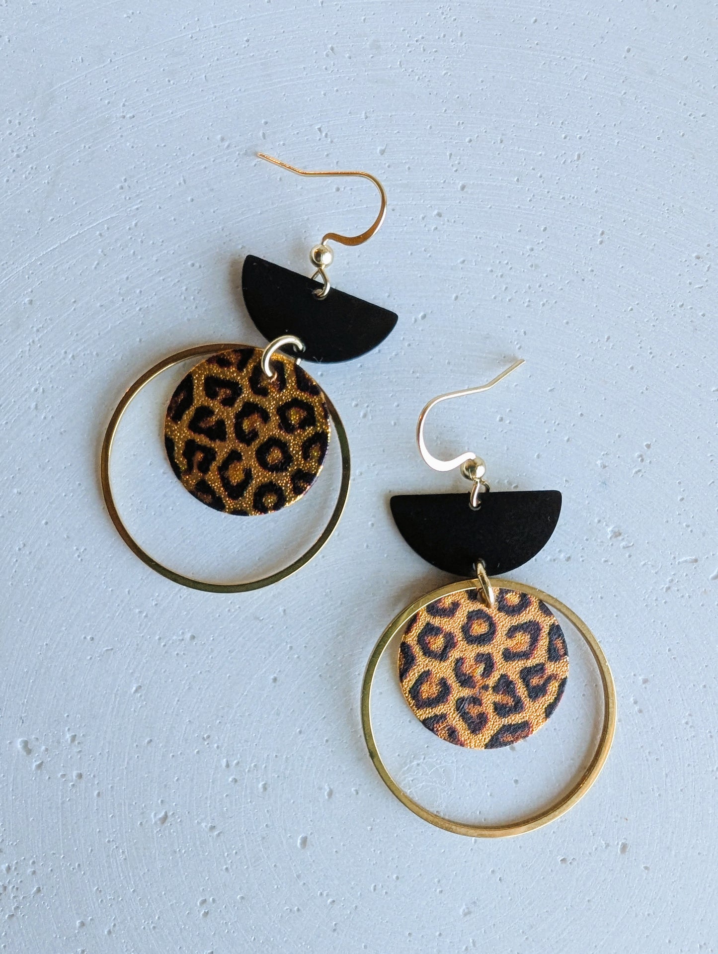 Boucles d'oreilles Léopard