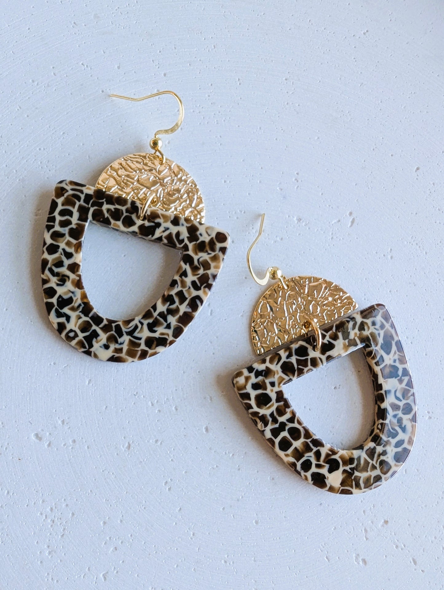 Boucles d'oreilles Léopard