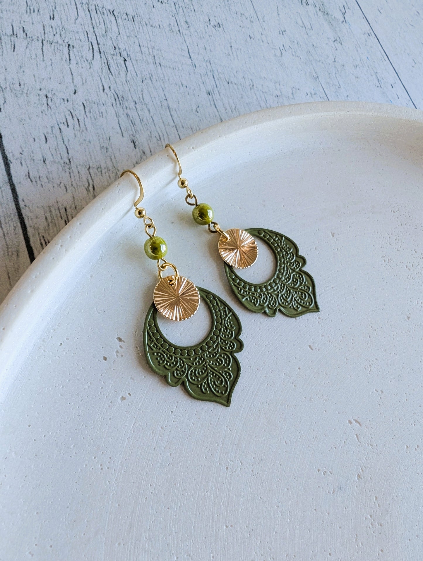 Boucles d'oreilles Orient - 2 variantes
