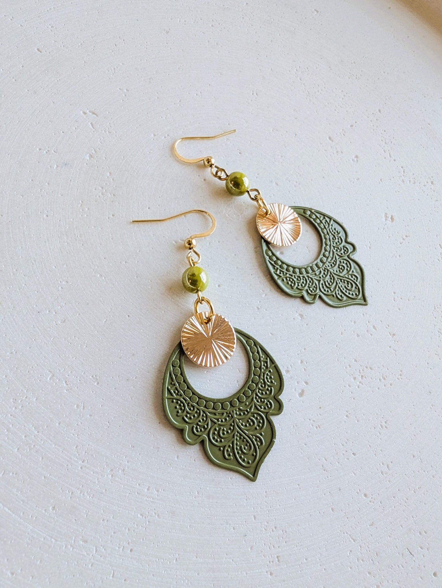Boucles d'oreilles Orient - 2 variantes