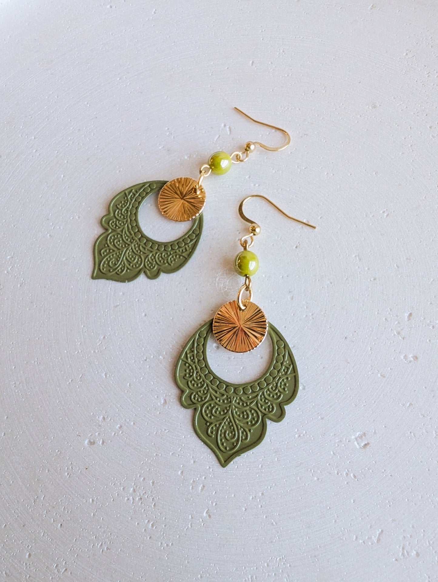 Boucles d'oreilles Orient - 2 variantes