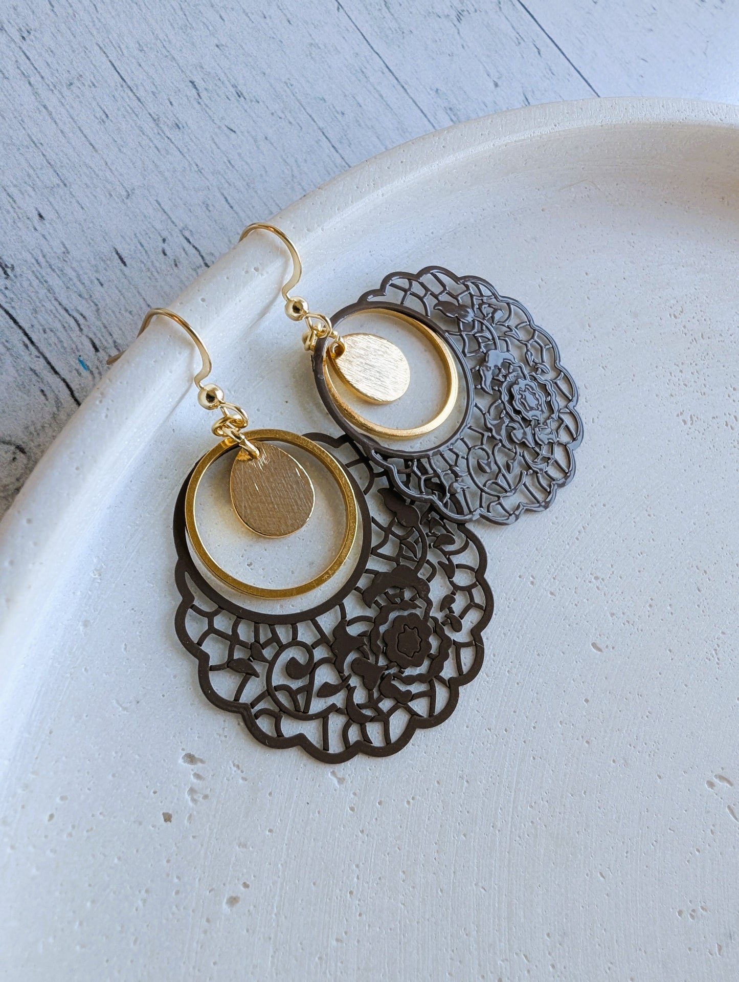 Boucles d'oreilles Bouquet
