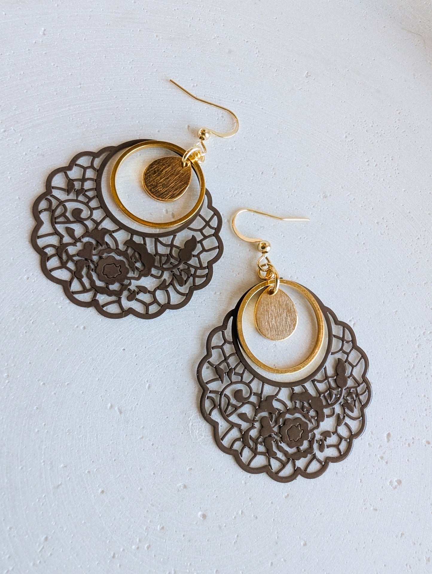 Boucles d'oreilles Bouquet