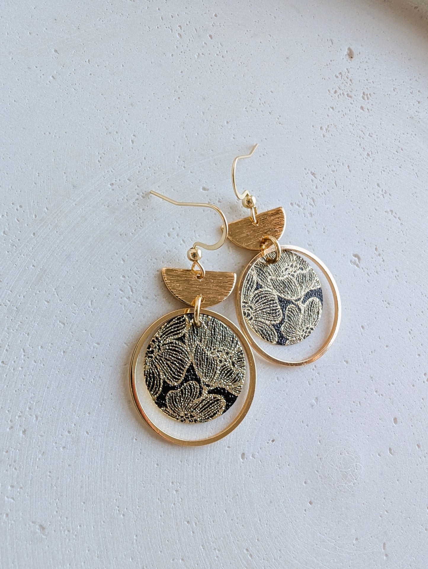 Boucles d'oreilles Peony