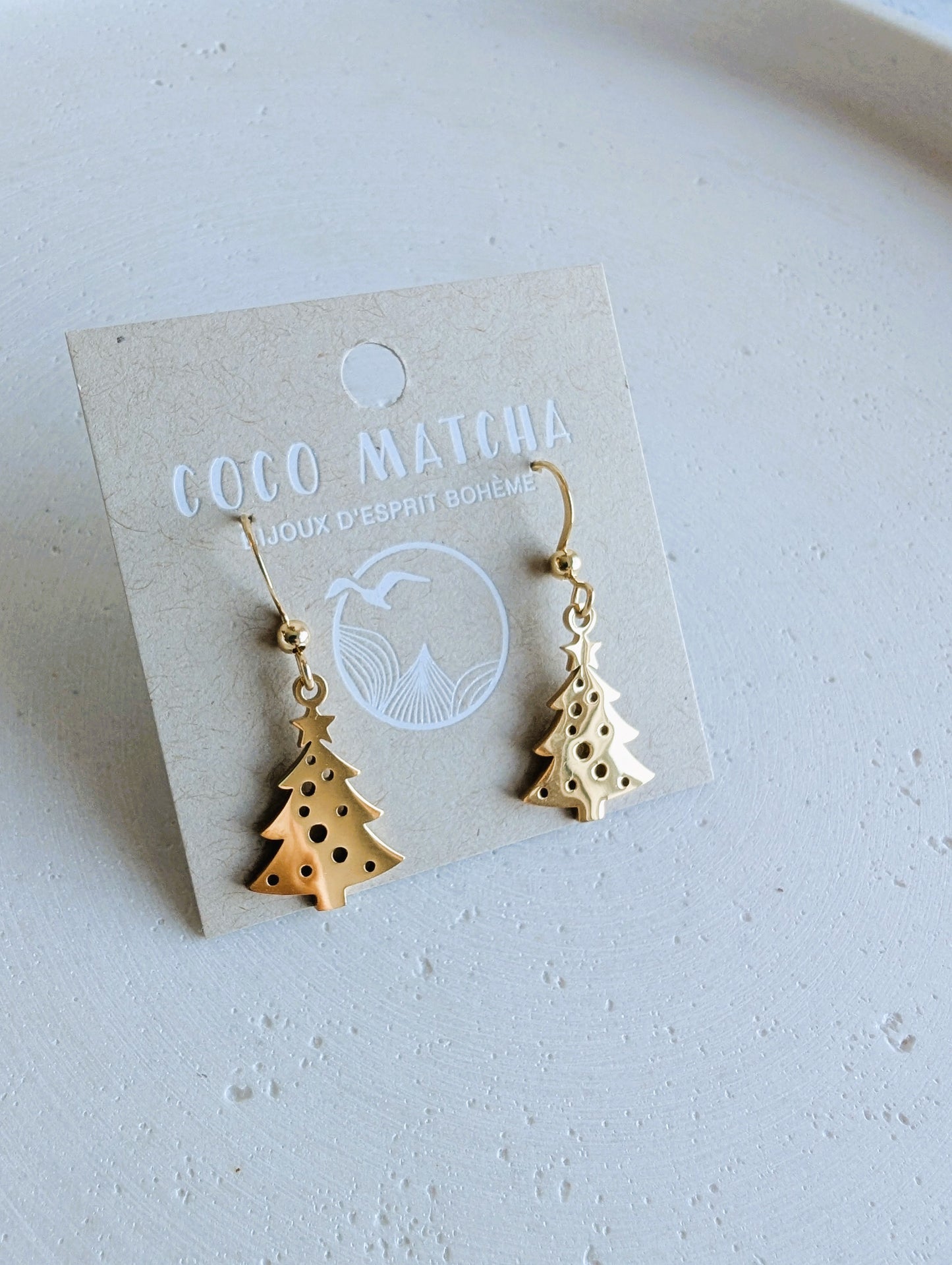 Boucles d'oreilles Noël