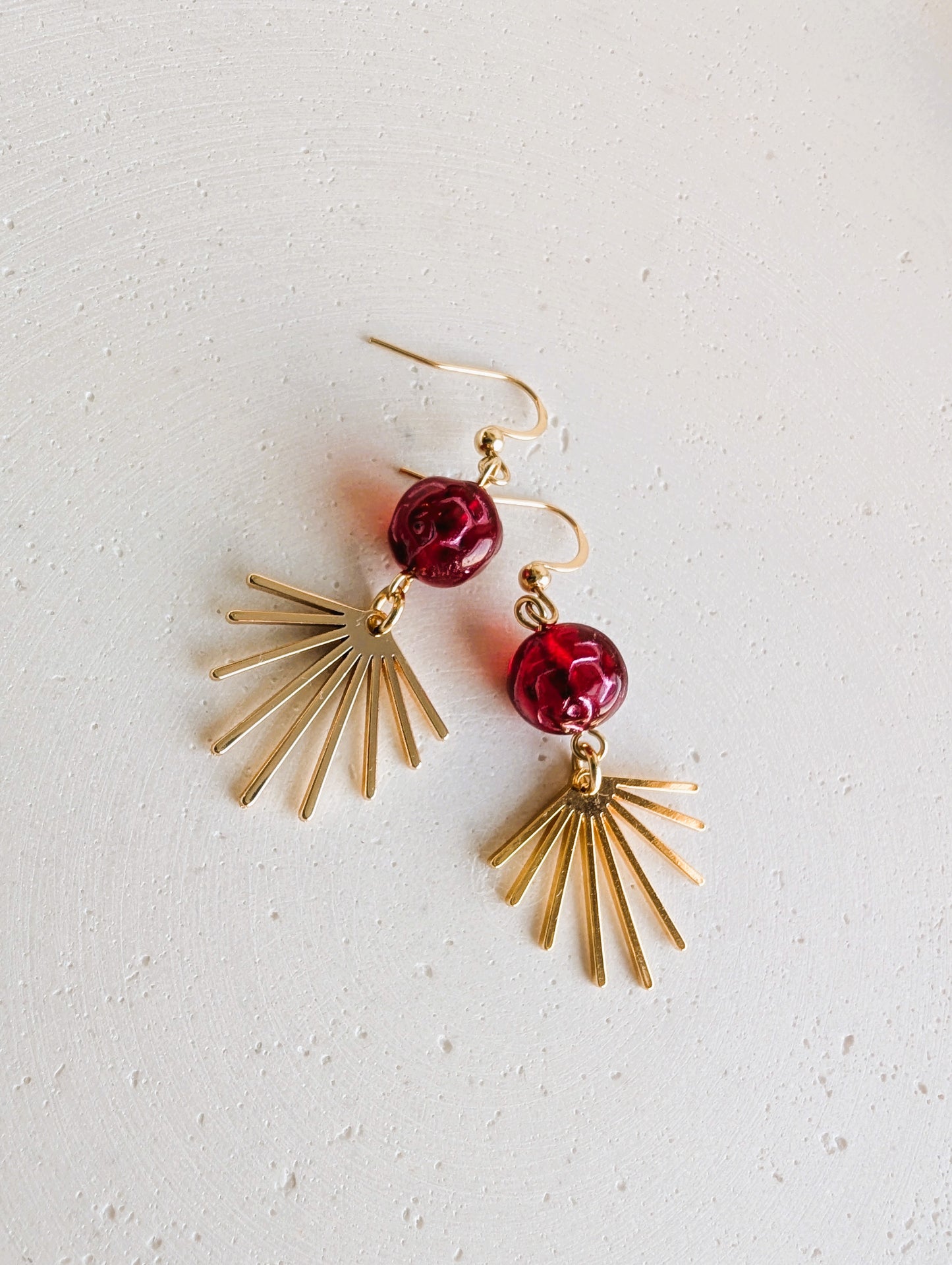 Boucles d'oreilles Fraisinette