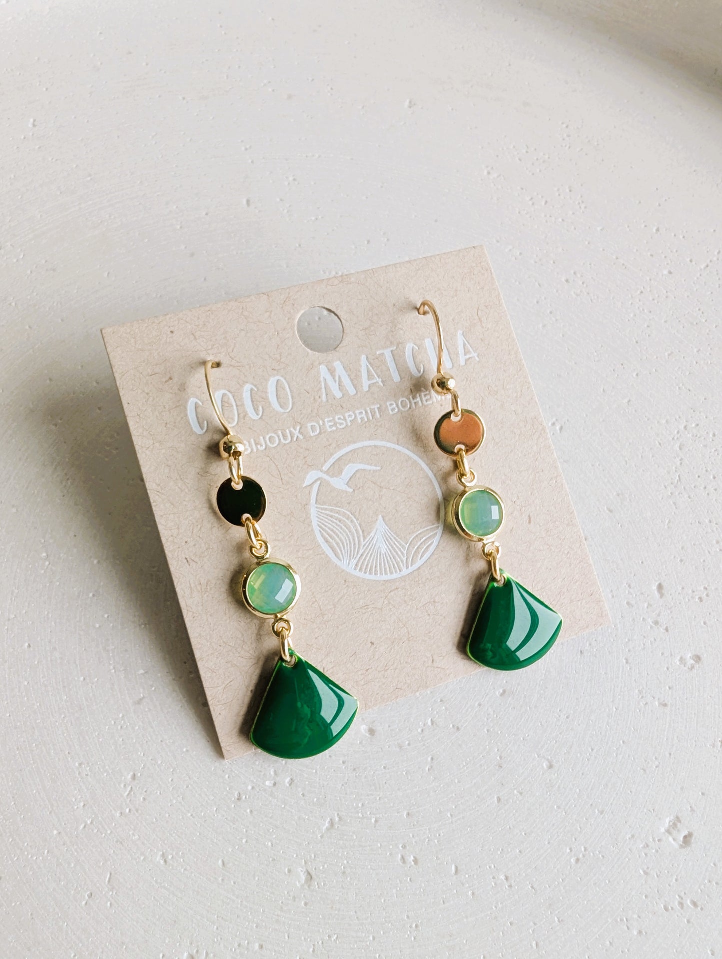 Boucles d'oreilles Sidonie - 2 variantes