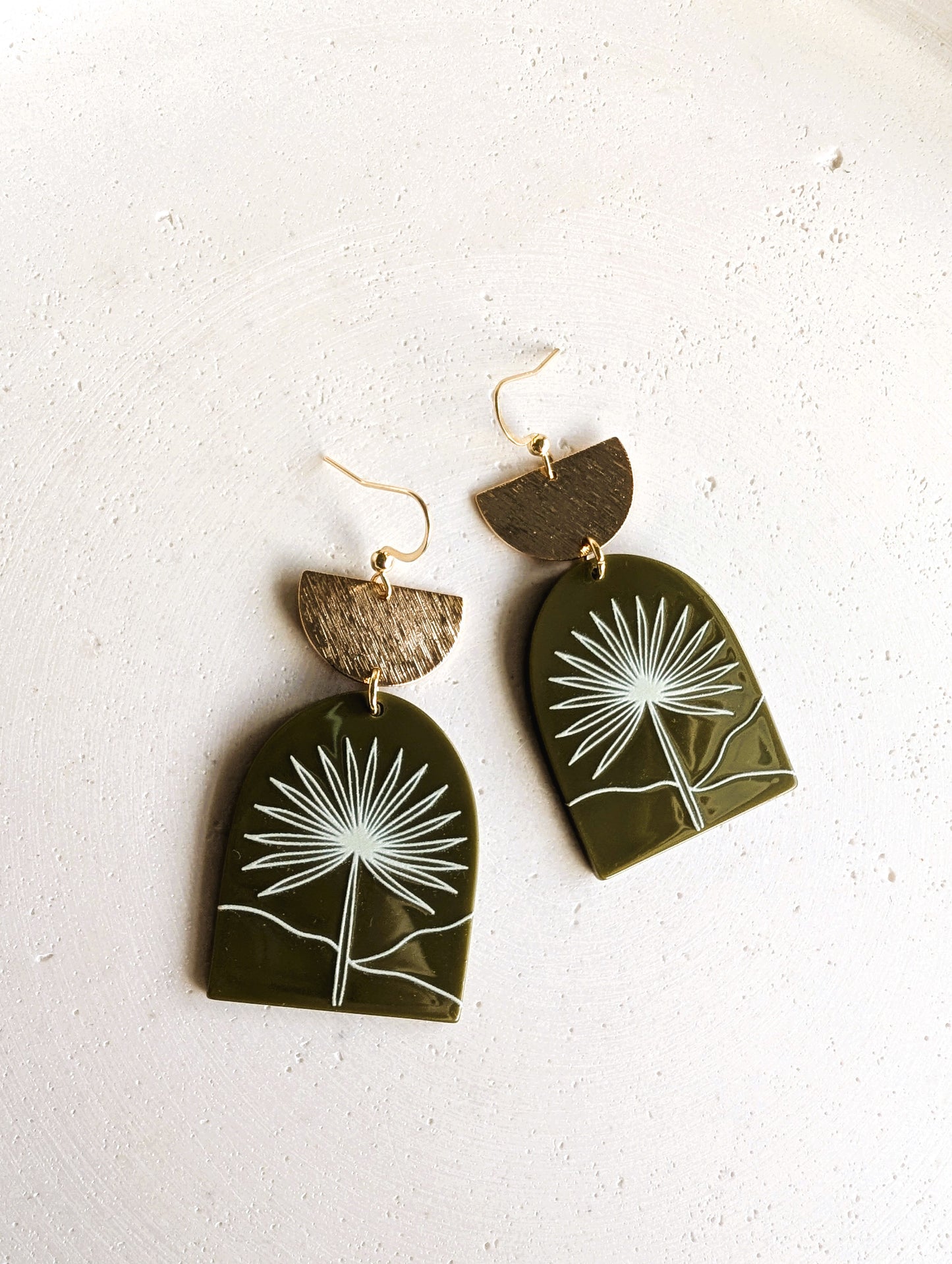Boucles d'oreilles Palmier