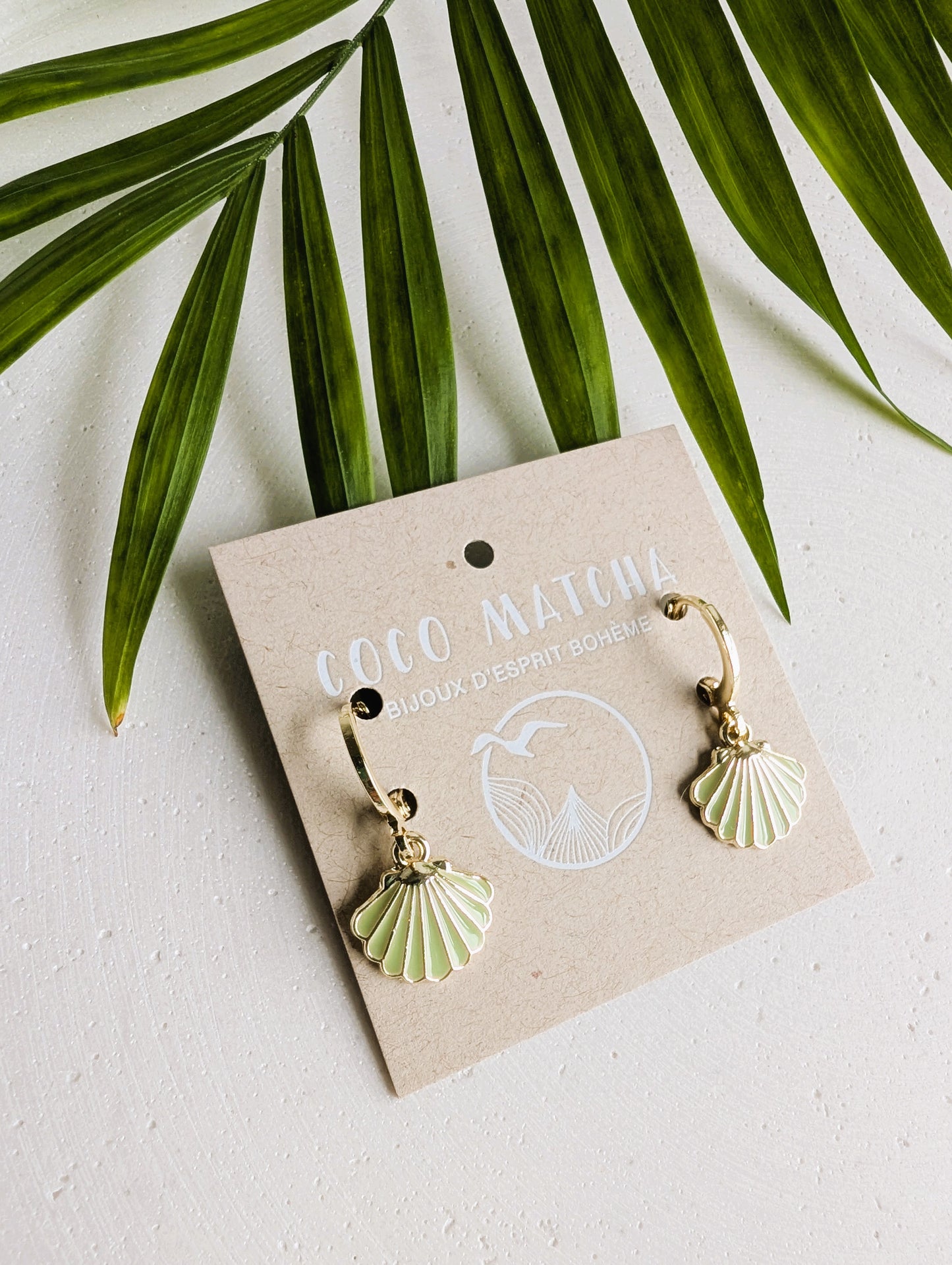 Boucles d'oreilles Coquillage