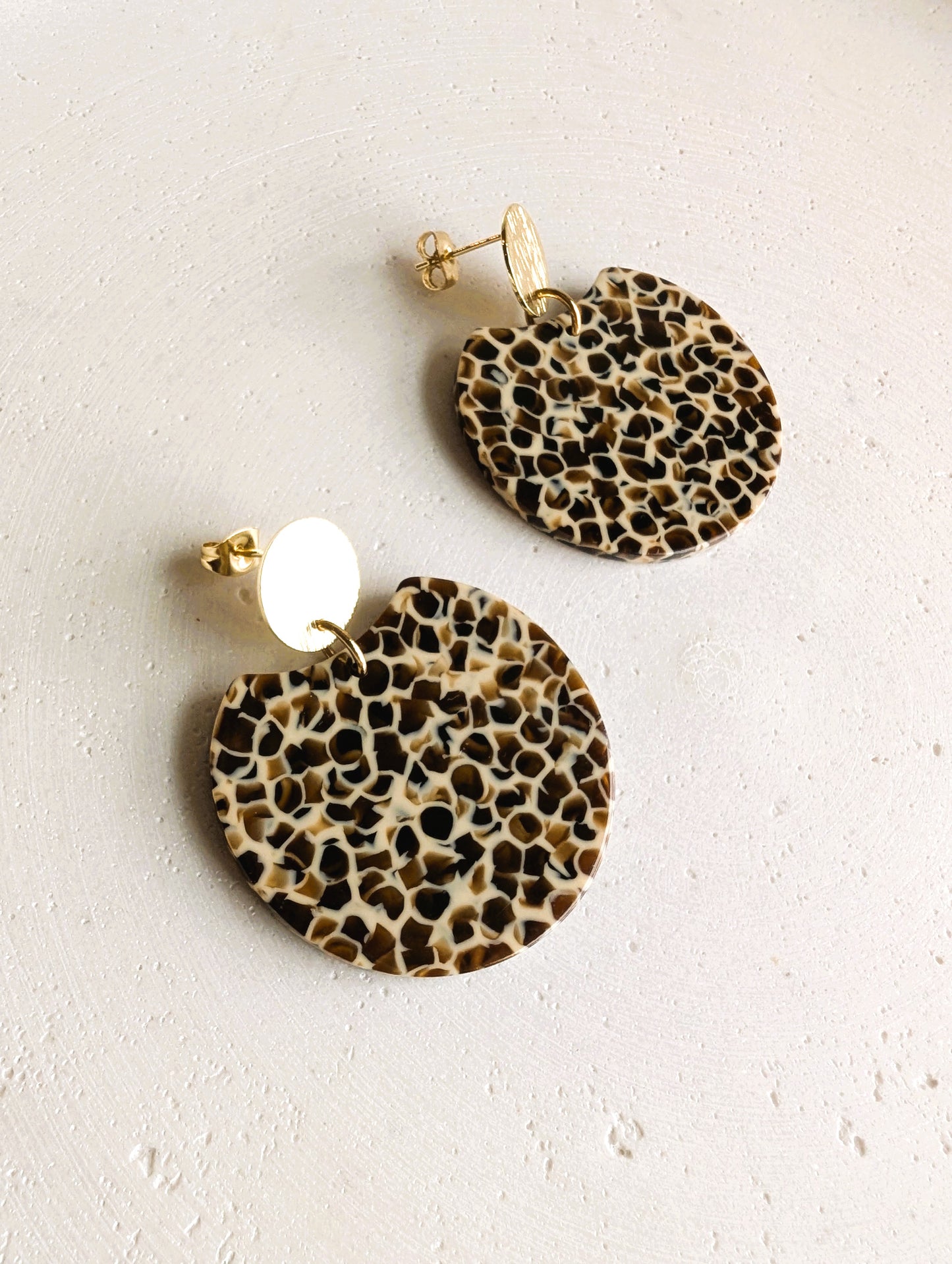 Boucles d'oreilles Léopard