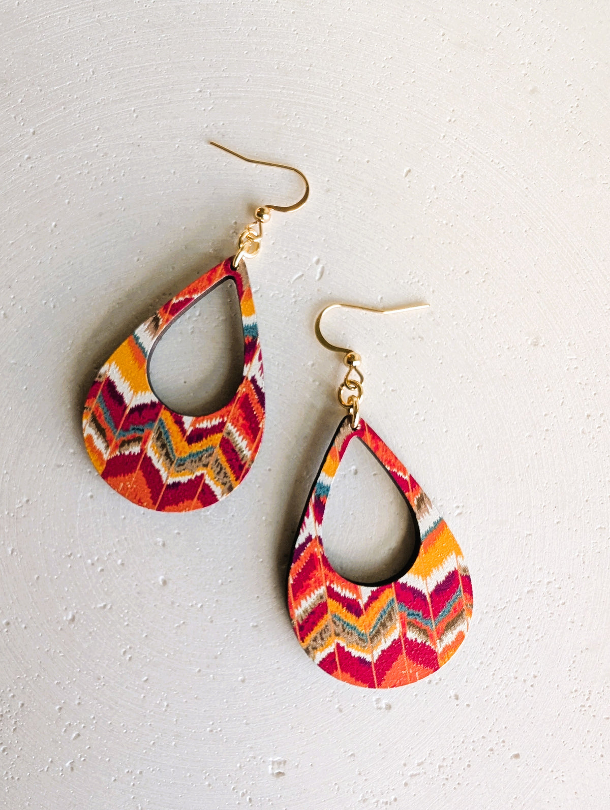 Boucles d'oreilles Chevron