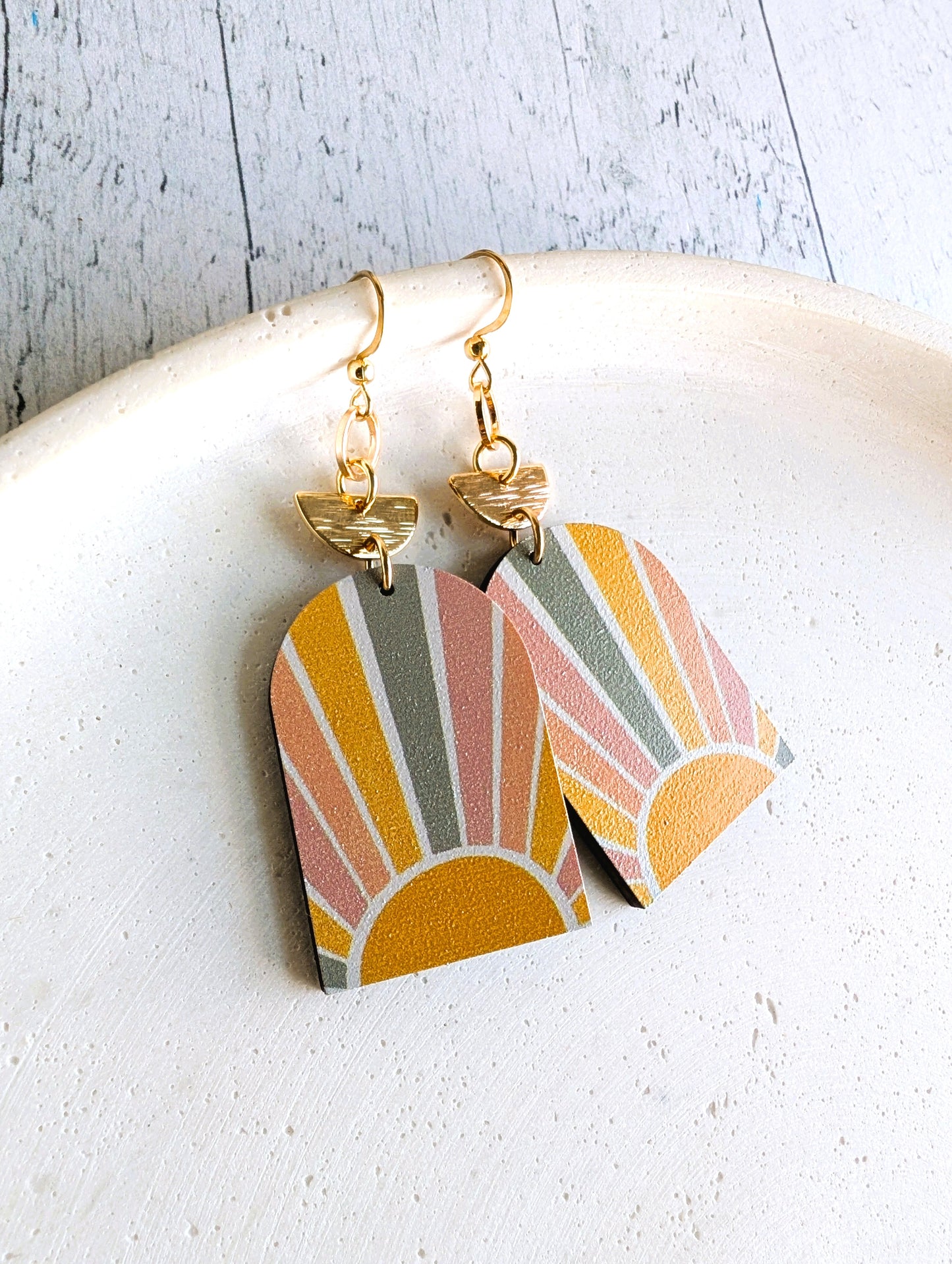 Boucles d'oreilles Golden Hour