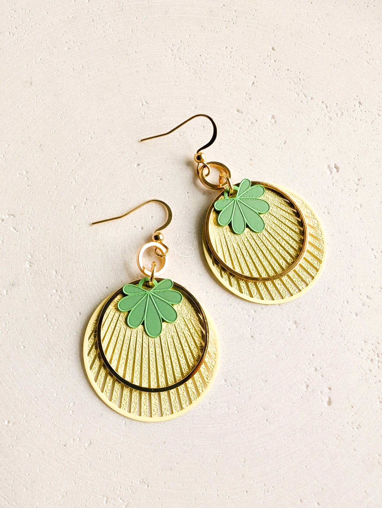 Boucles d'oreilles Vanille