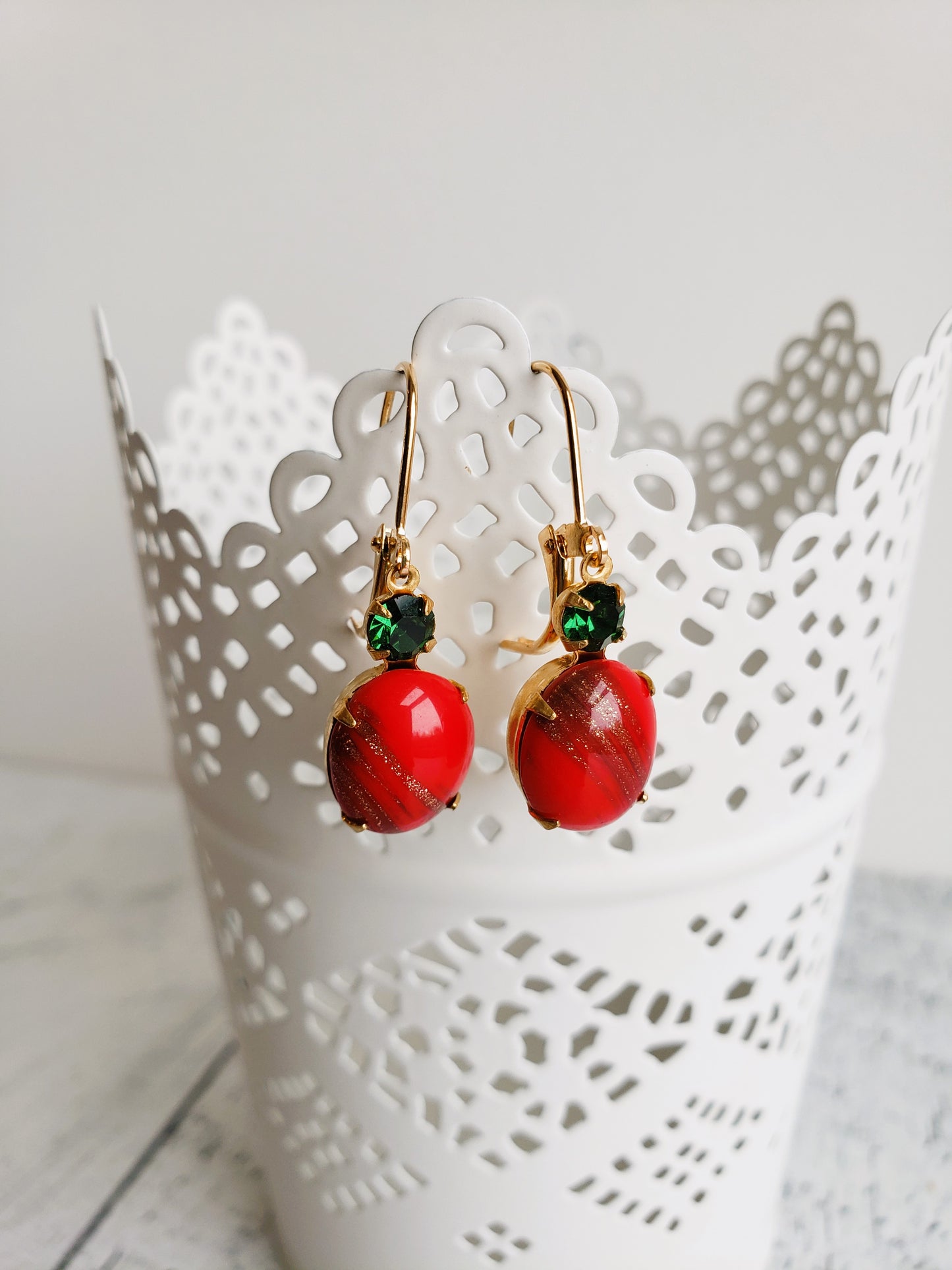 Boucles d'oreilles Noël