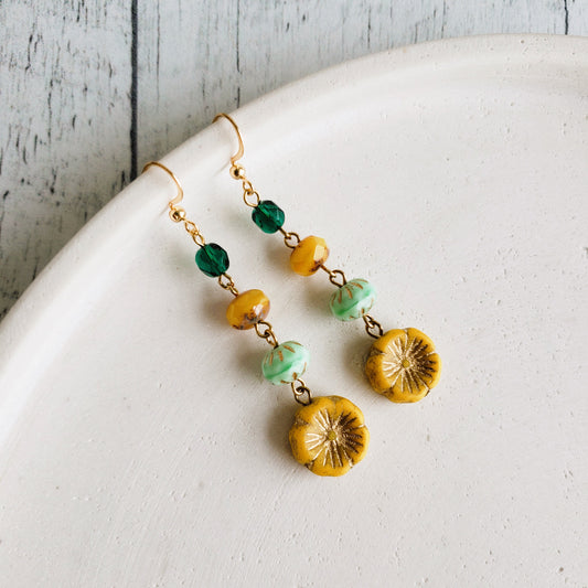 Boucles d'oreilles Sunflower