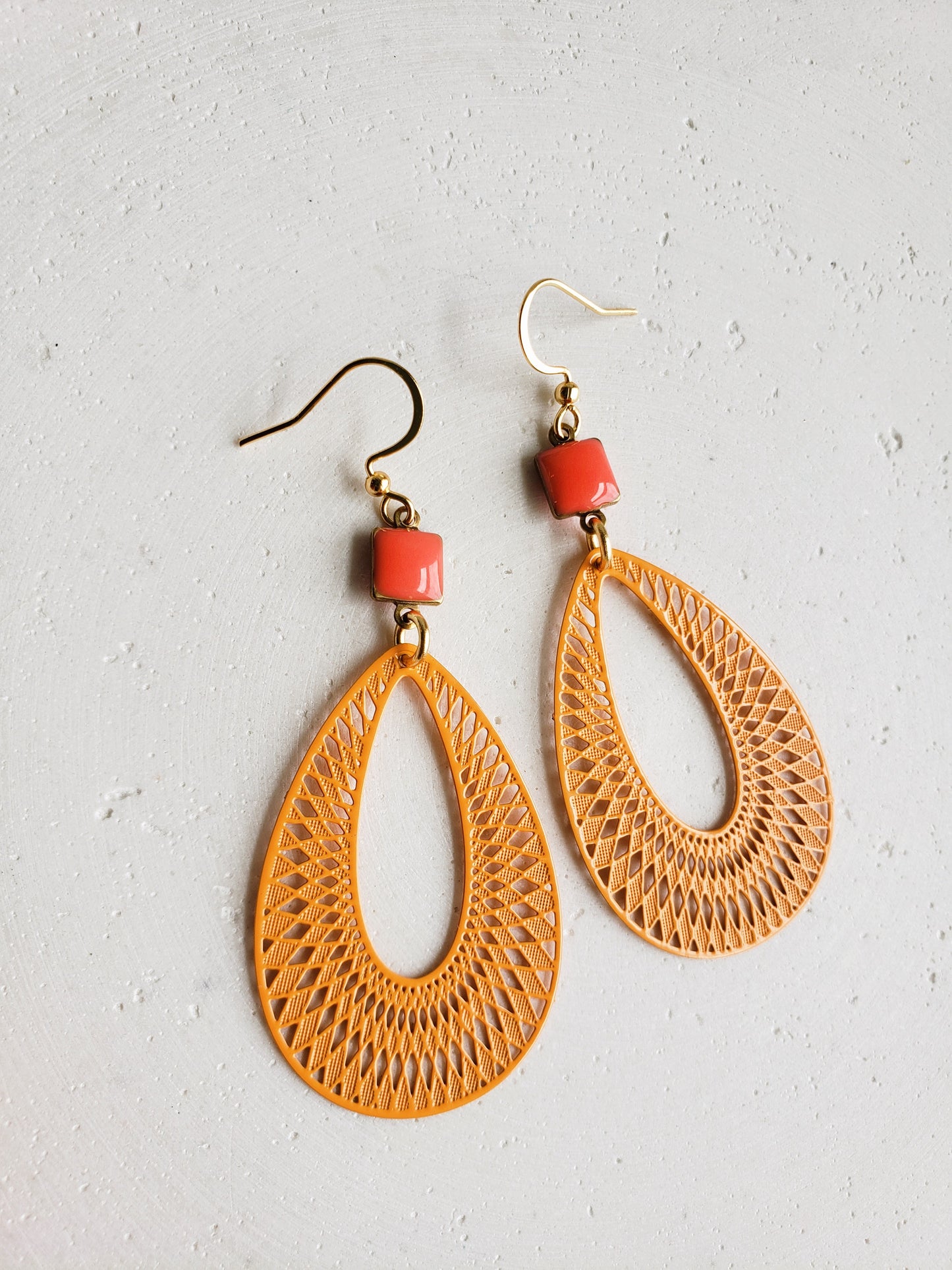 Boucles d'oreilles Creamsicle