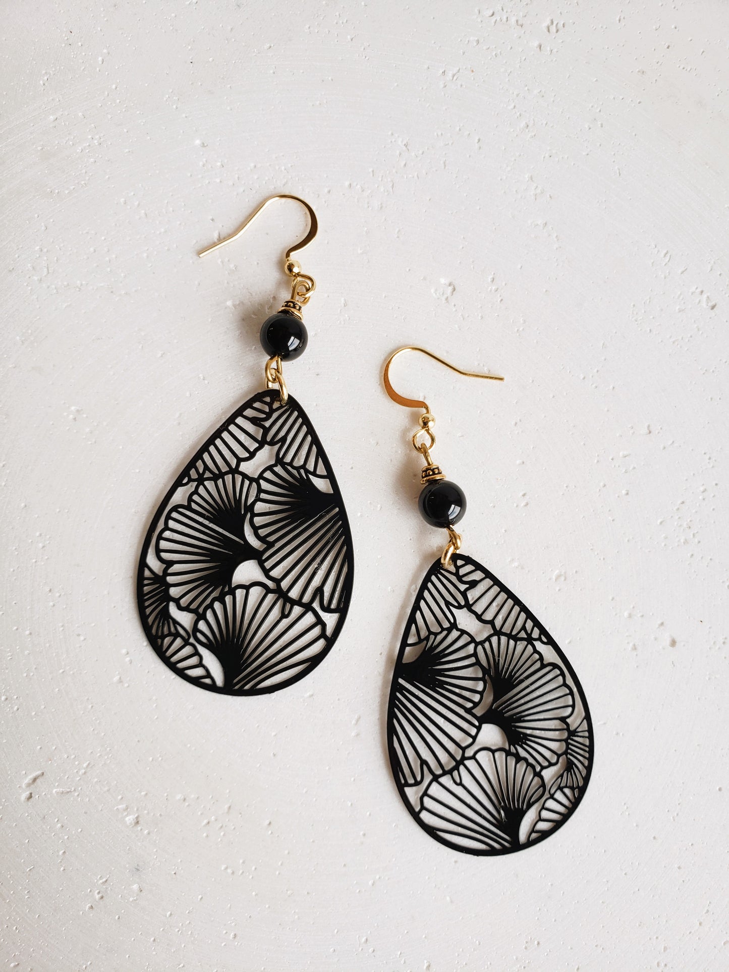 Boucles d'oreilles Gingko