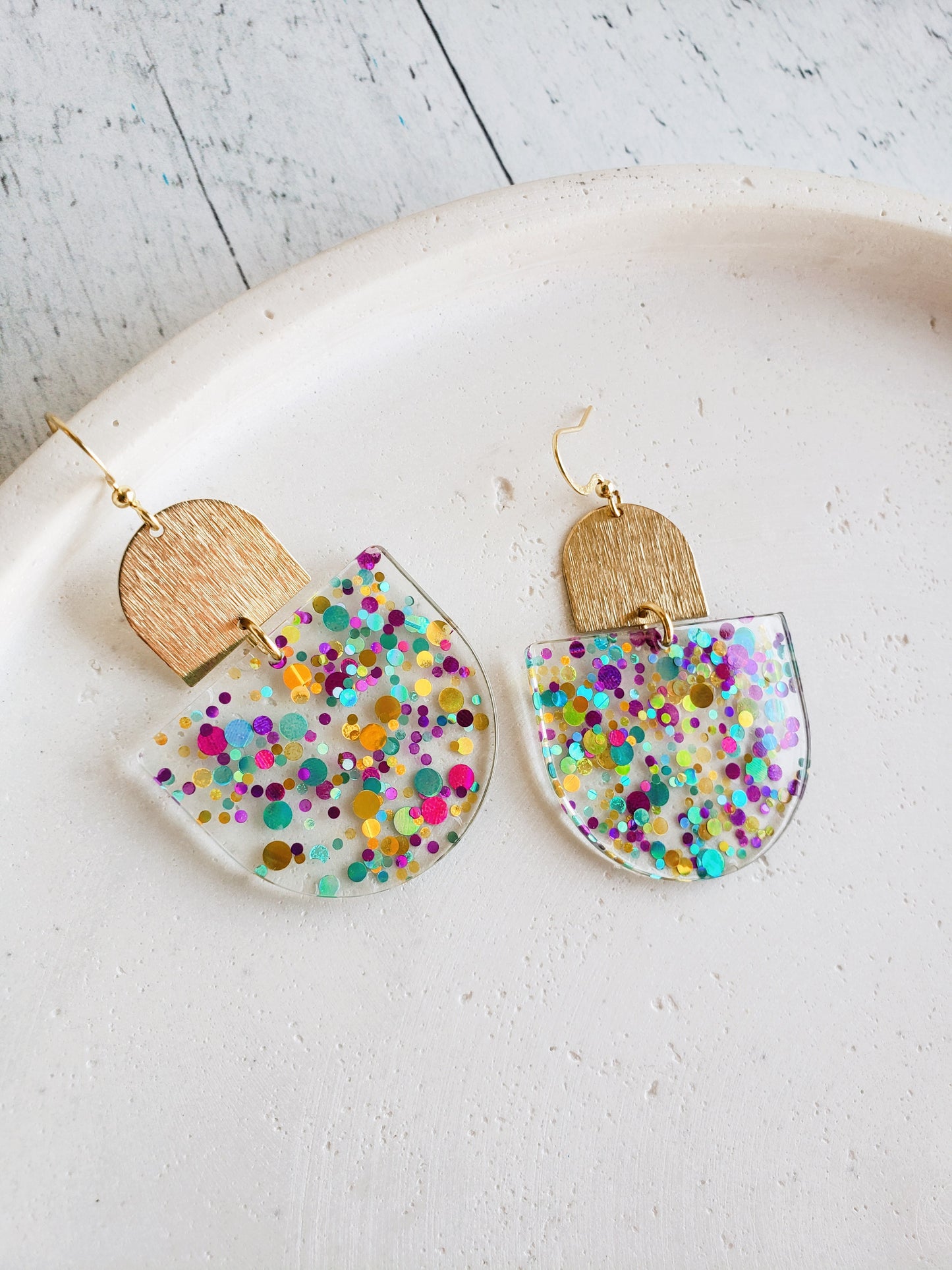 Boucles d'oreilles Confetti