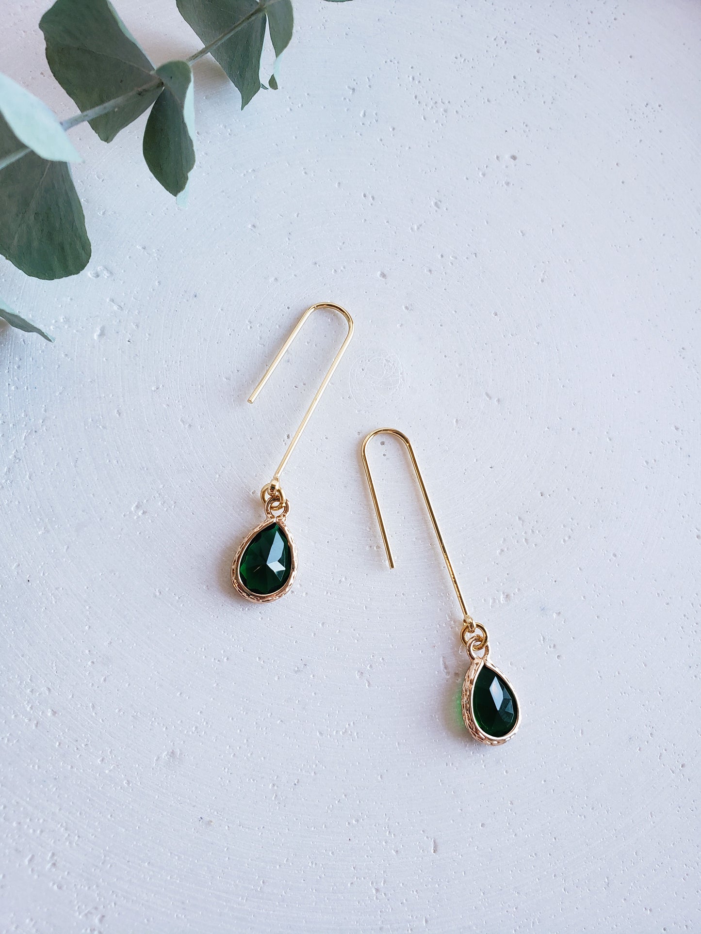 Boucles d'oreilles Chlorophylle