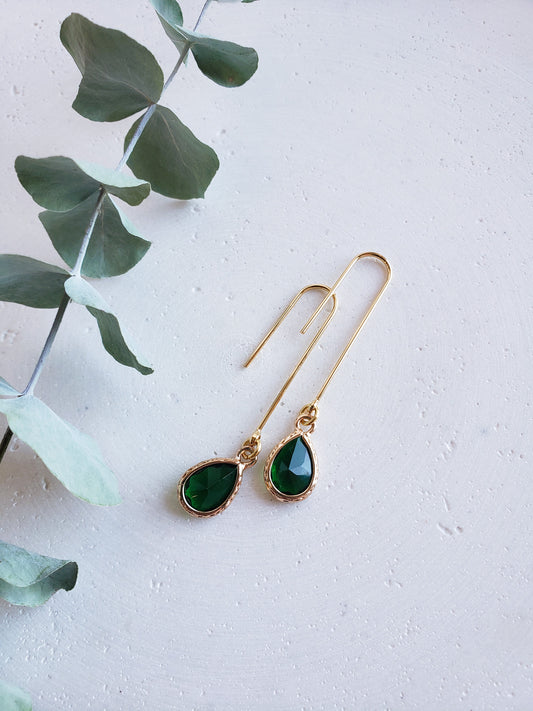 Boucles d'oreilles Chlorophylle